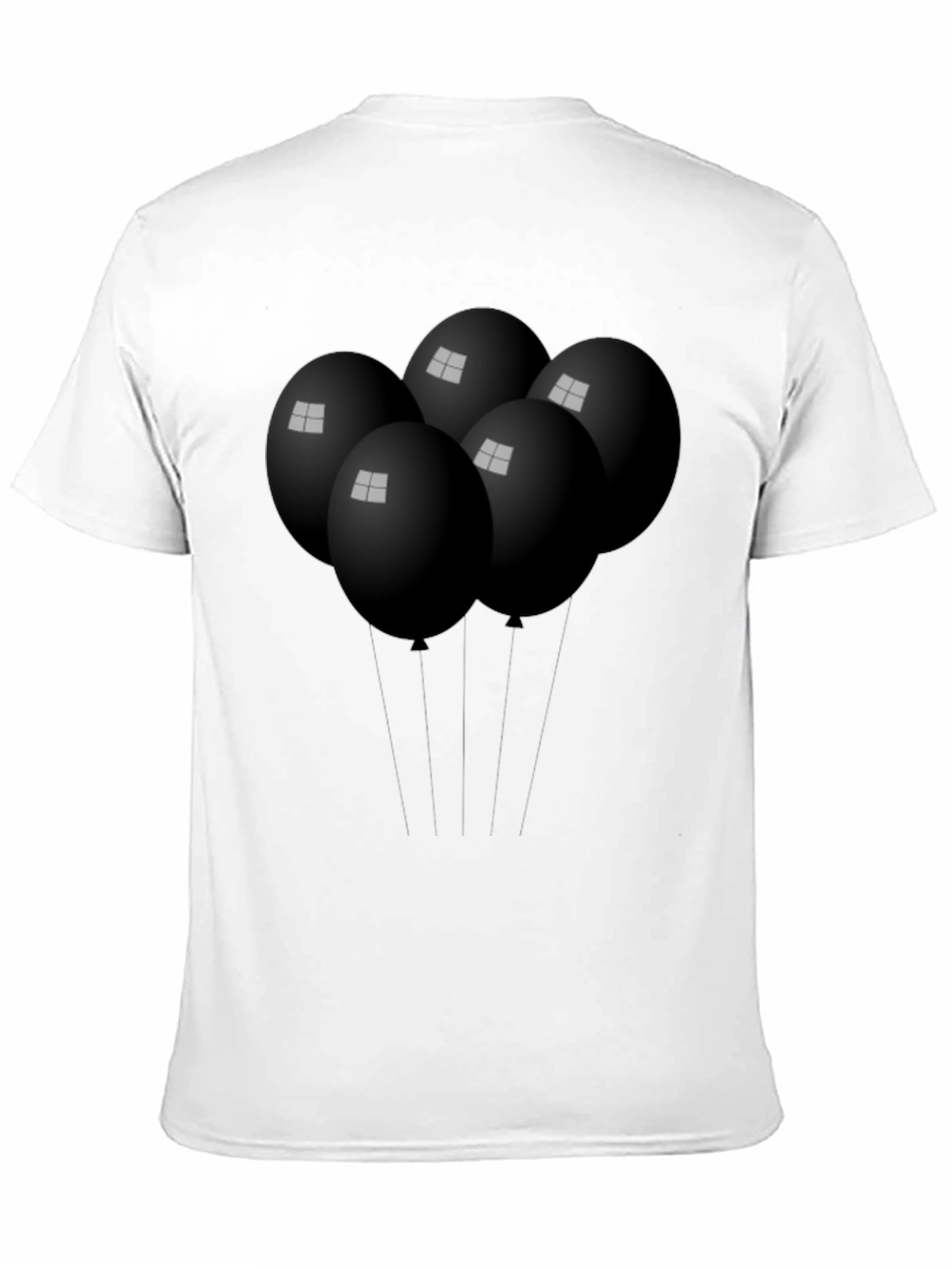 Black Balloon Graphic Tee - Stylish & Unique