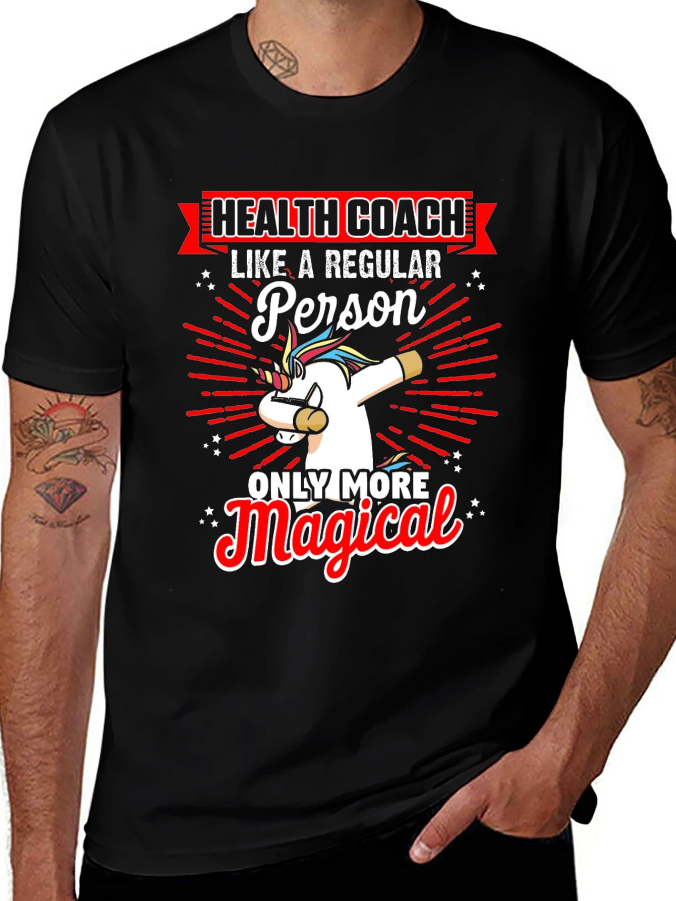Health Coach Unicorn T-Shirt