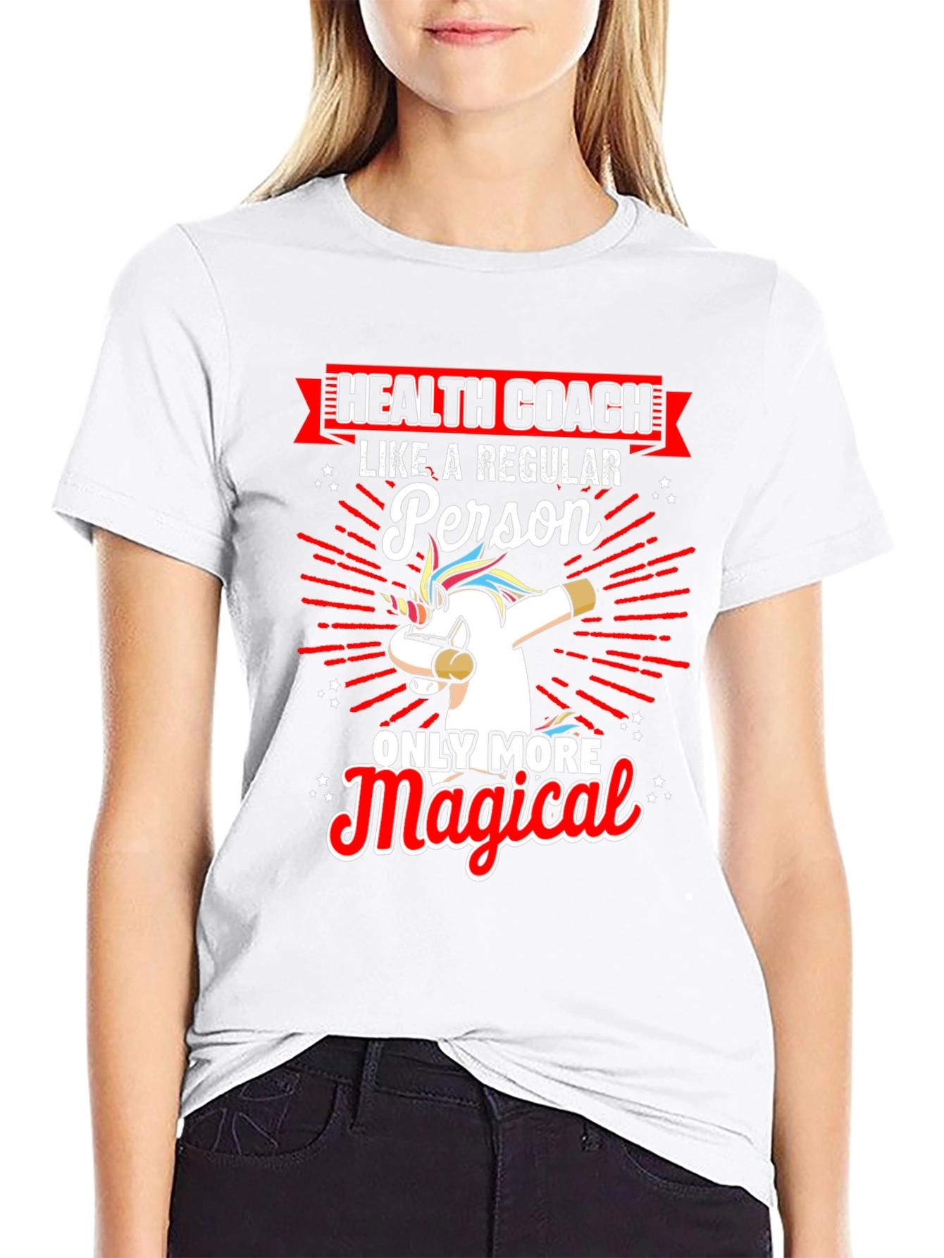 Health Coach Unicorn T-Shirt