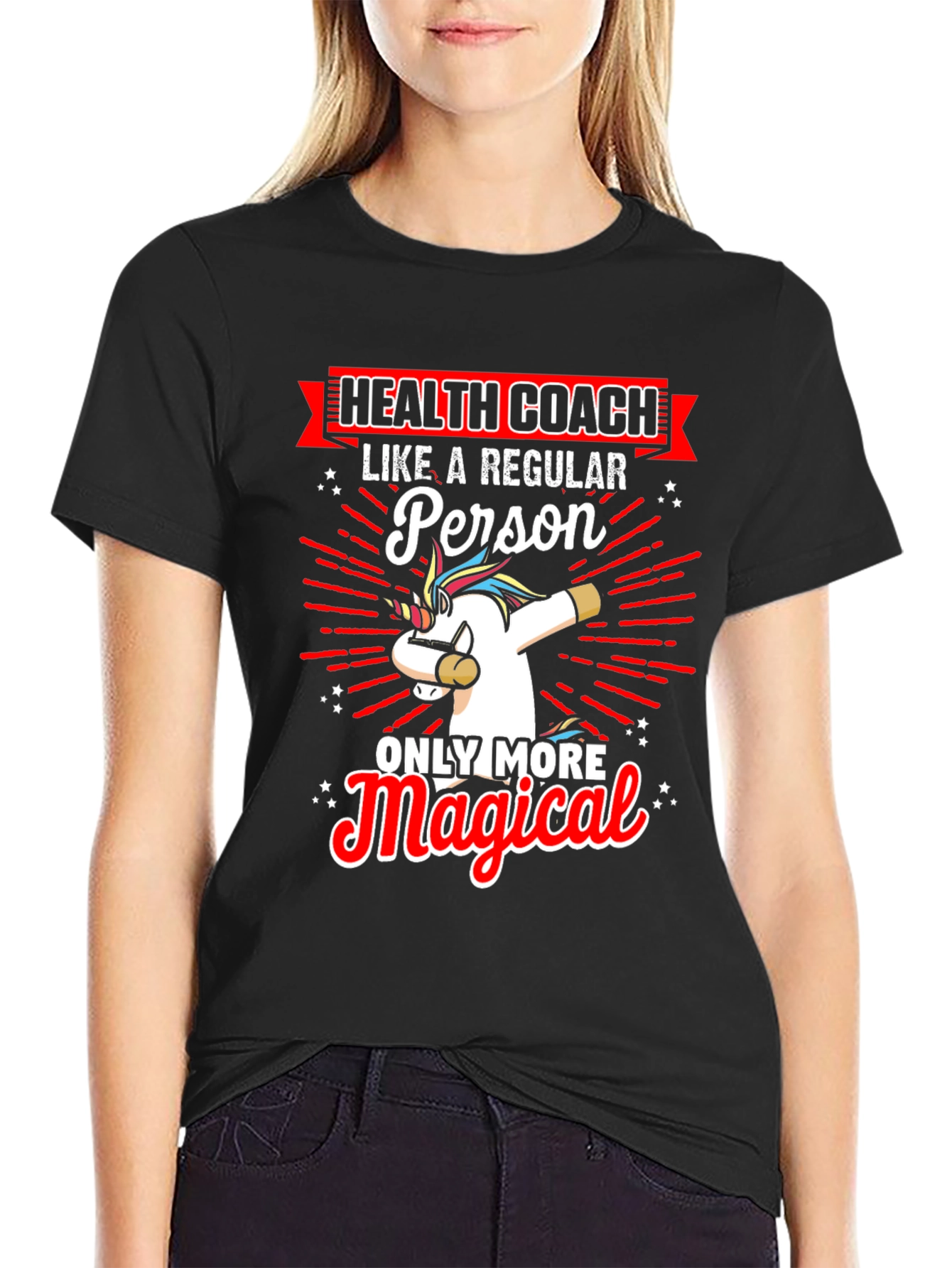 Health Coach Unicorn T-Shirt