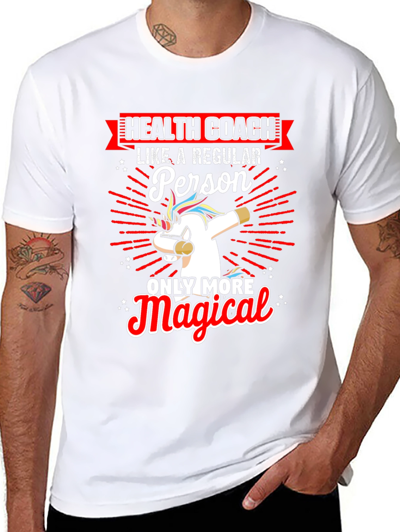 Health Coach Unicorn T-Shirt
