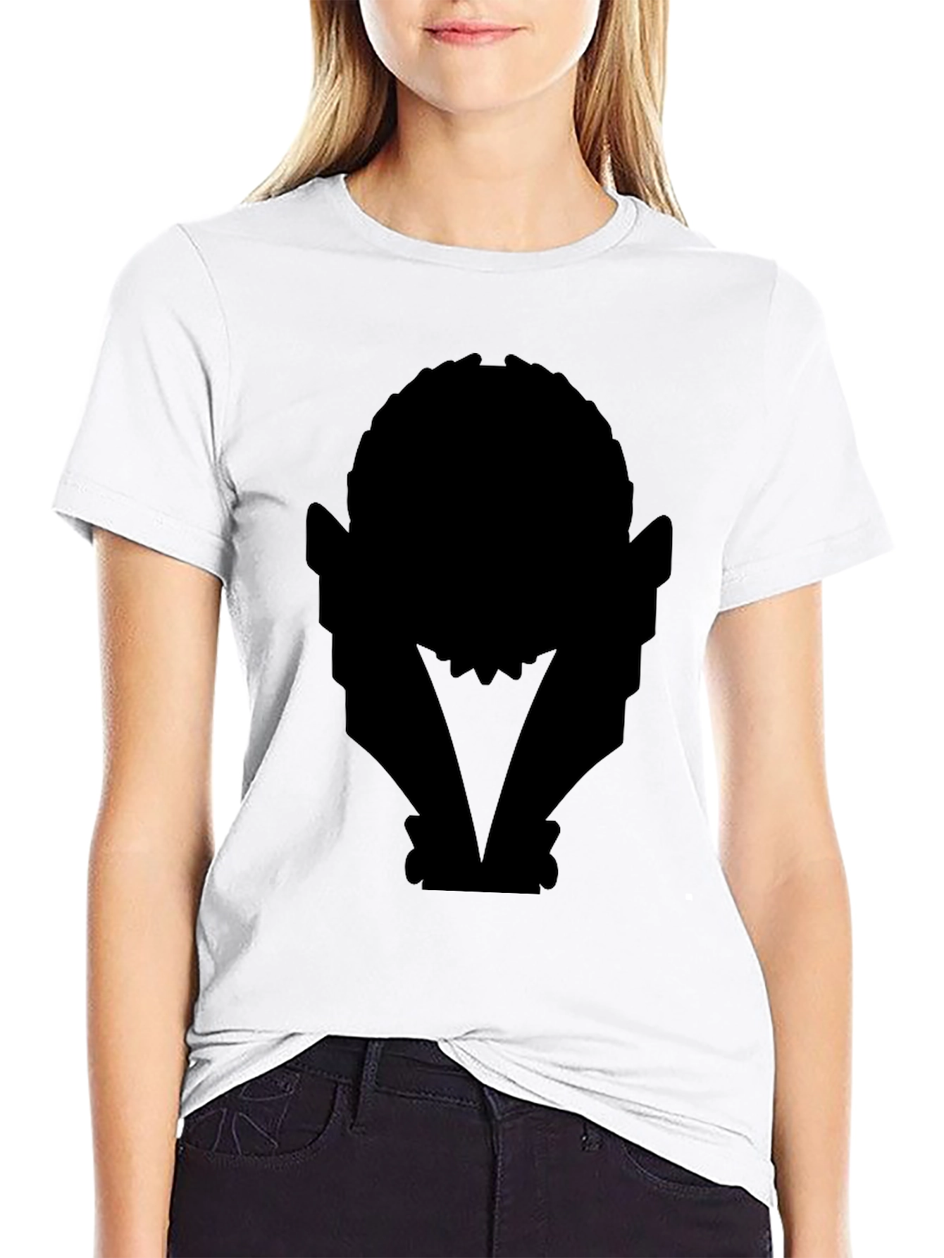 Silhouette Graphic Tee - Black Casual Shirt