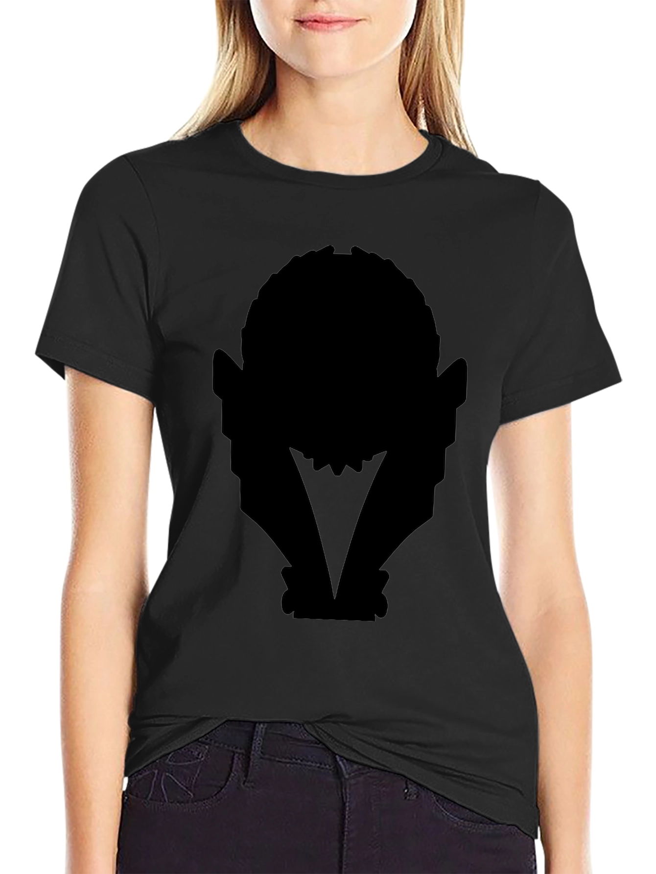 Silhouette Graphic Tee - Black Casual Shirt