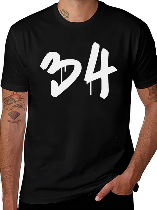Dripping 34 Graphic Tee - Cool & Casual