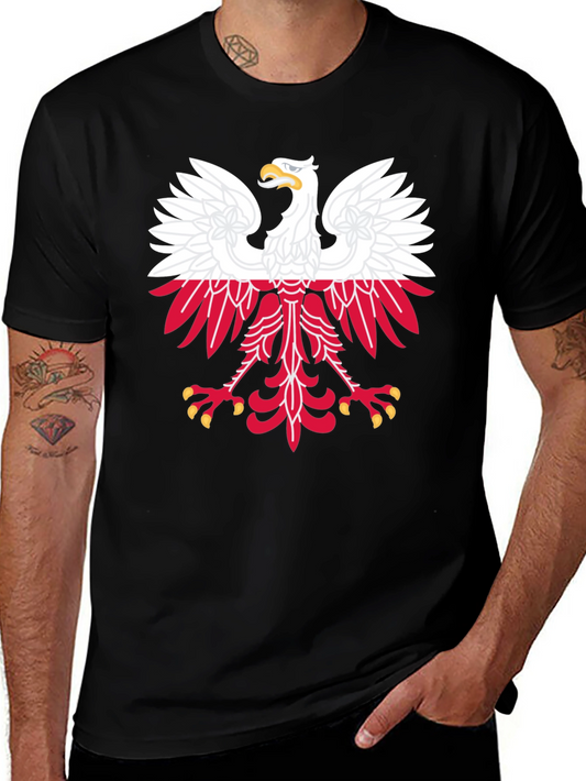 Poland Eagle Crest Black T-Shirt