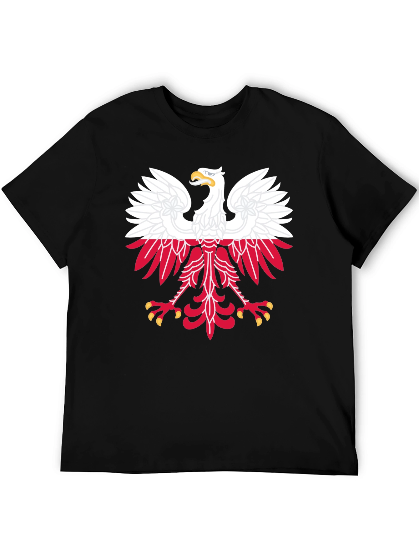 Poland Eagle Crest Black T-Shirt