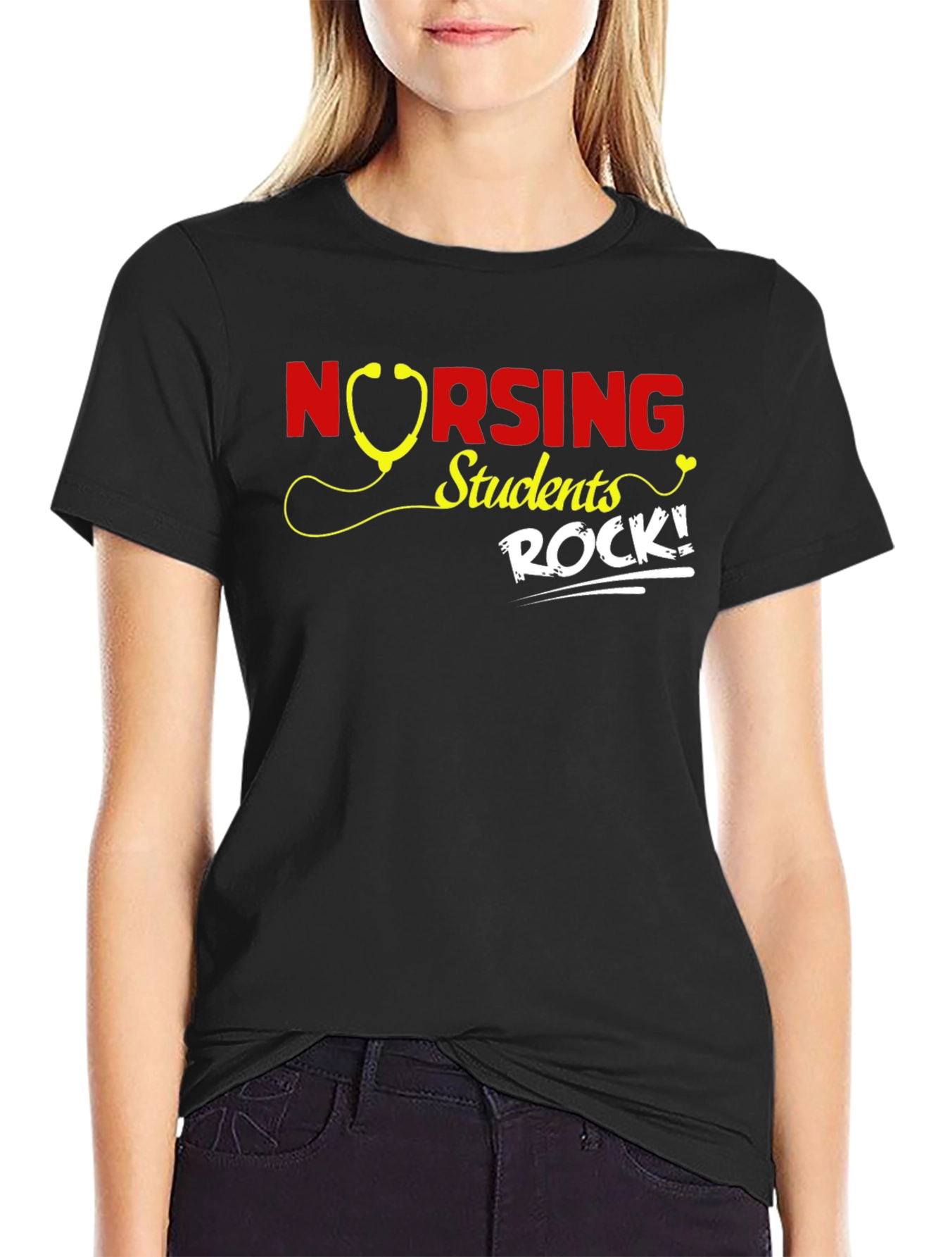 Nursing Students Rock Graphic Tee