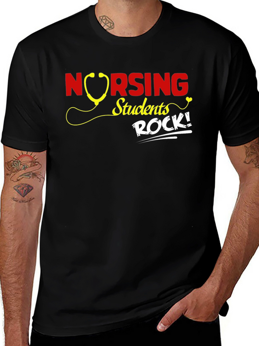 Nursing Students Rock Graphic Tee