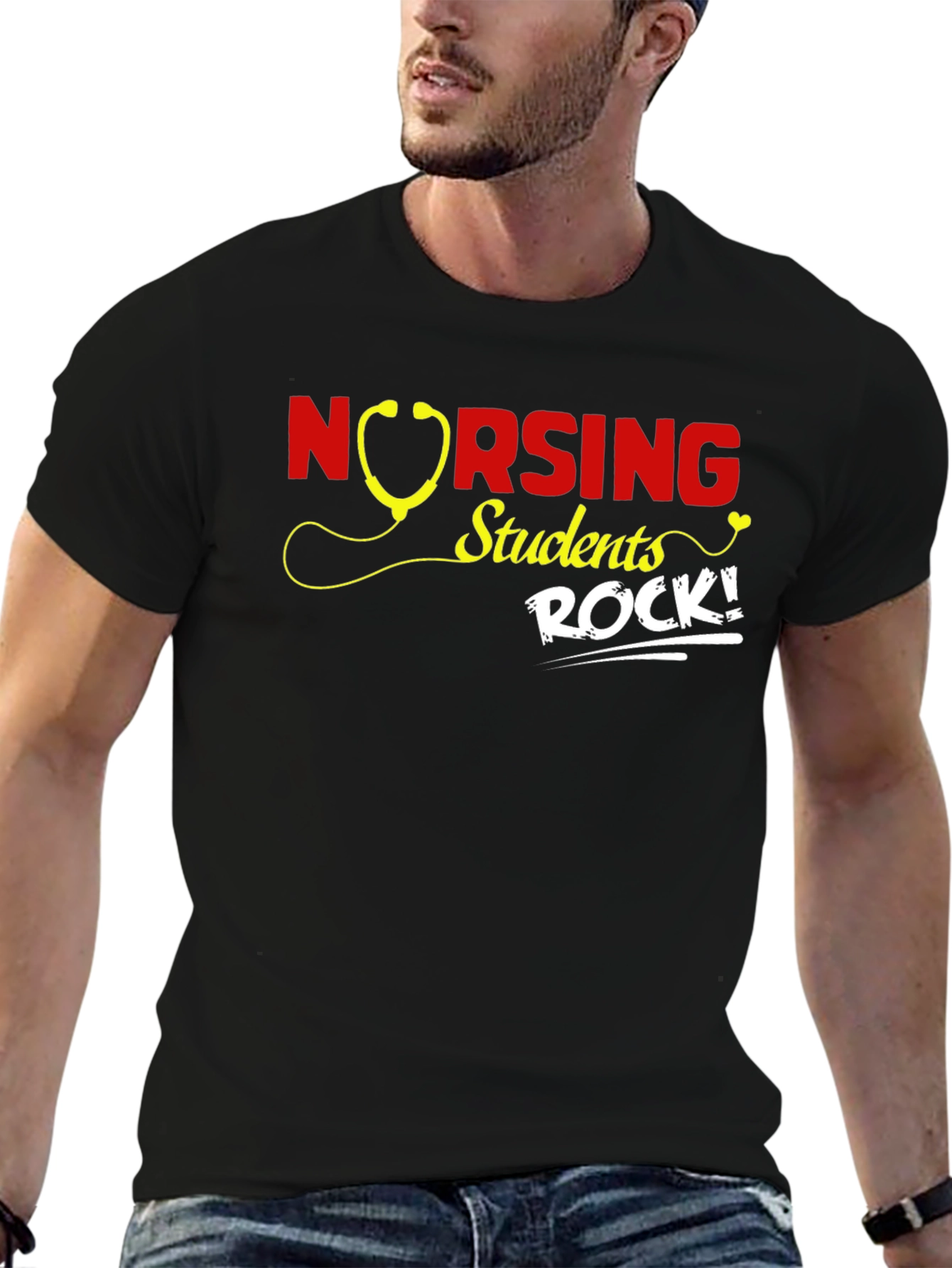 Nursing Students Rock Graphic Tee