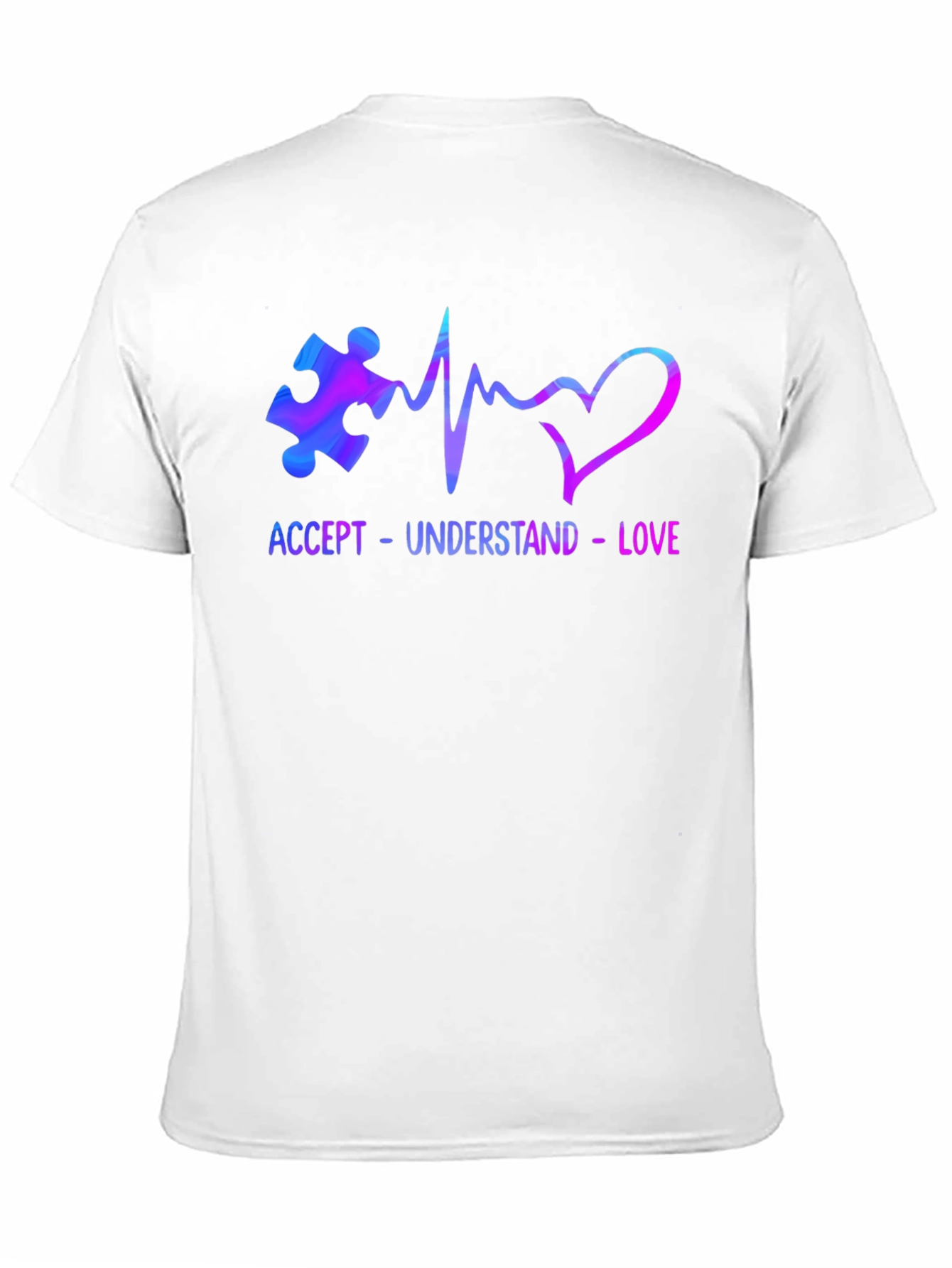 Autism Awareness Accept Love Mens Tee