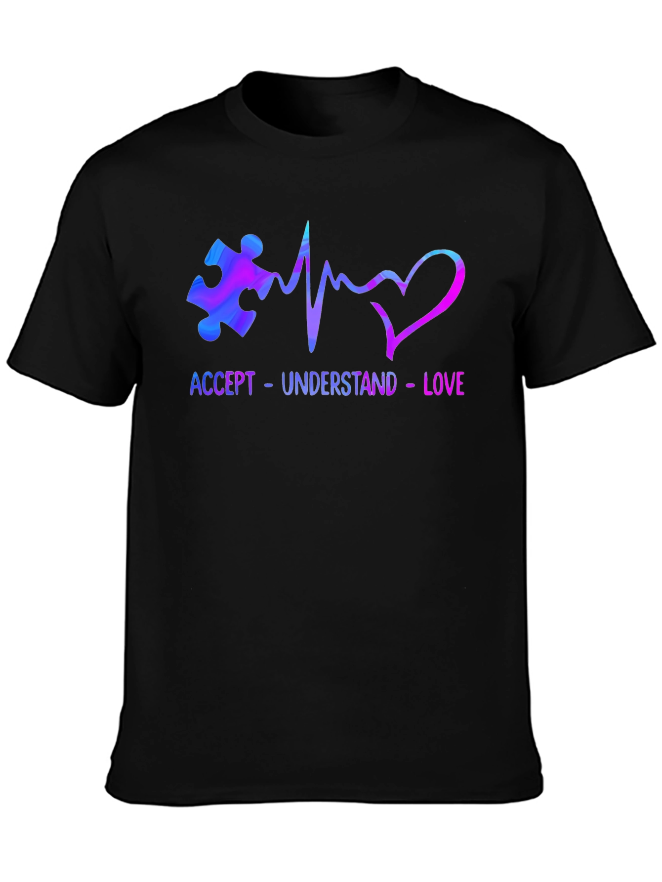Autism Awareness Accept Love Mens Tee