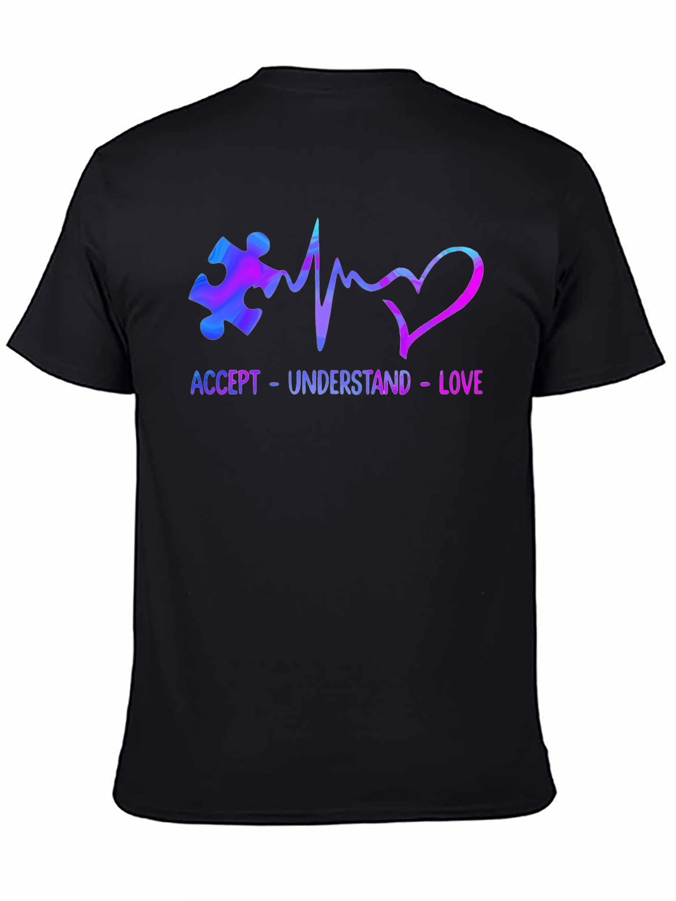 Autism Awareness Accept Love Mens Tee