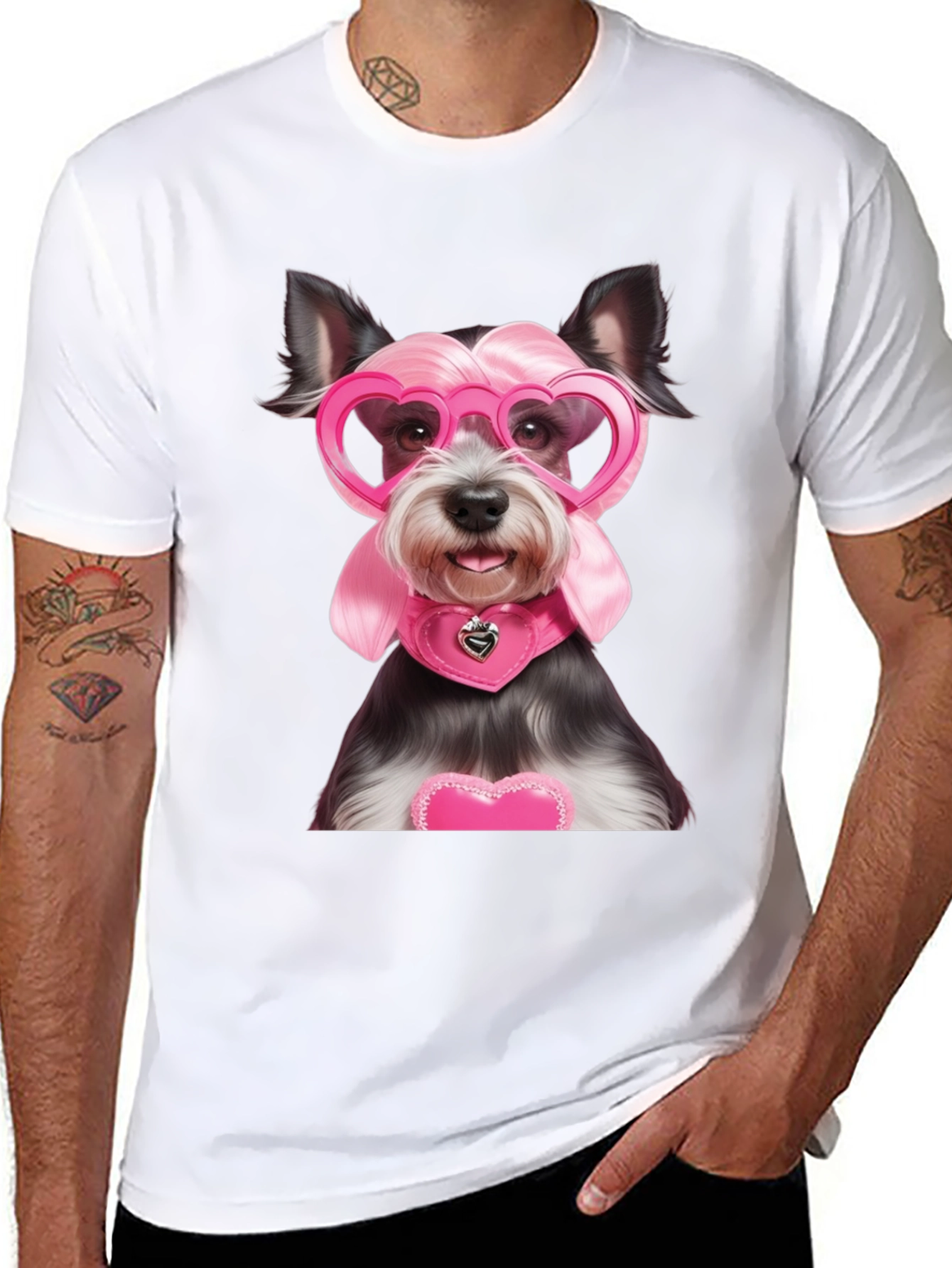 Dog Lover T-Shirt: Valentines Day Puppy