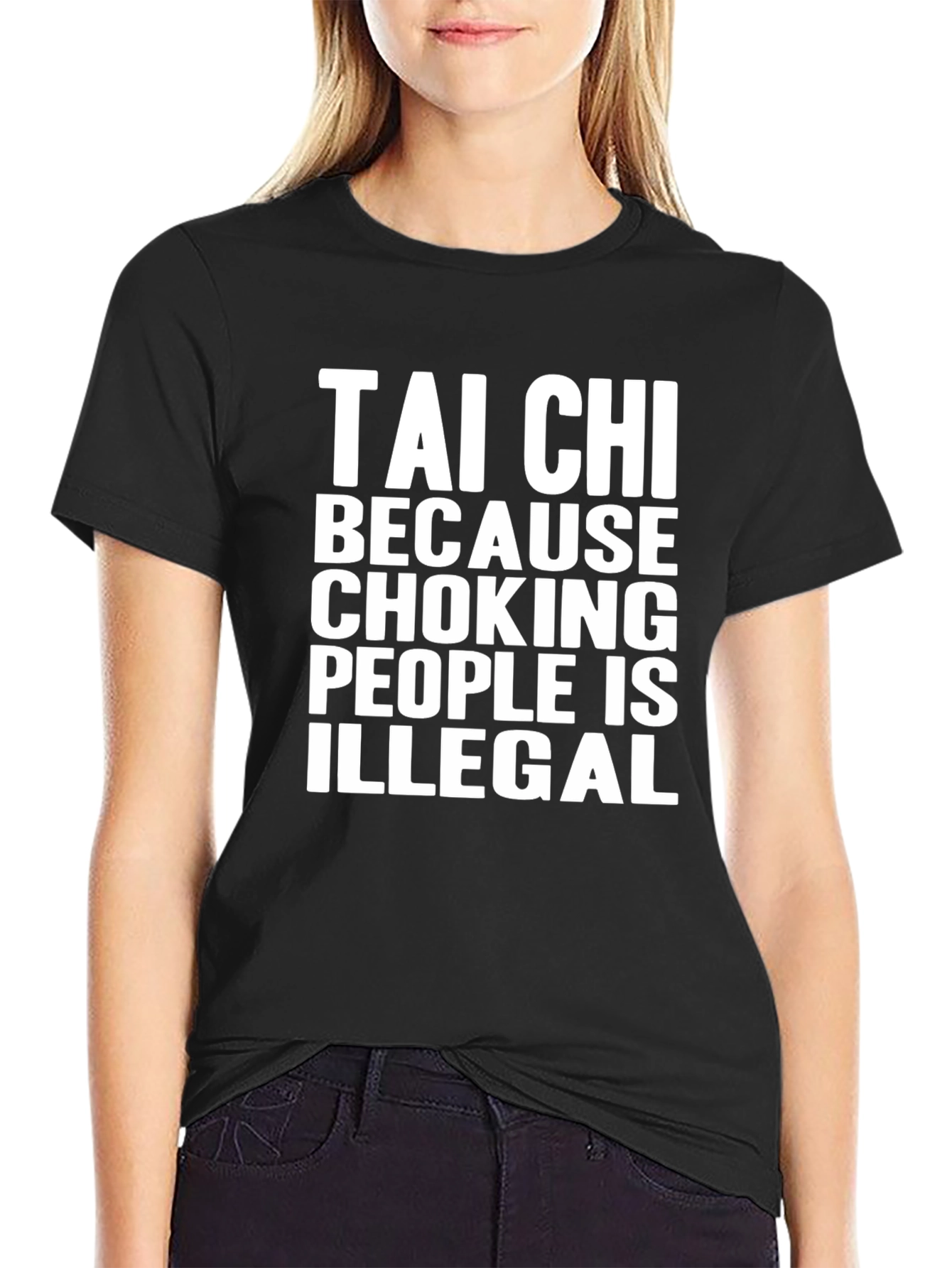 Tai Chi Choking is Illegal Mens T-Shirt
