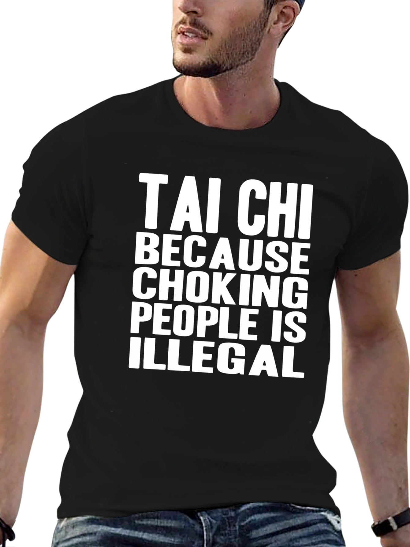 Tai Chi Choking is Illegal Mens T-Shirt