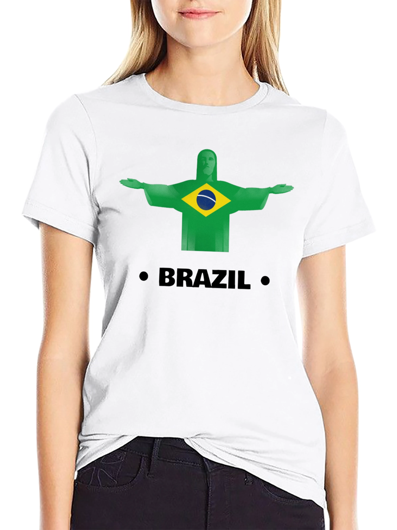 Brazil Christ the Redeemer Graphic Tee