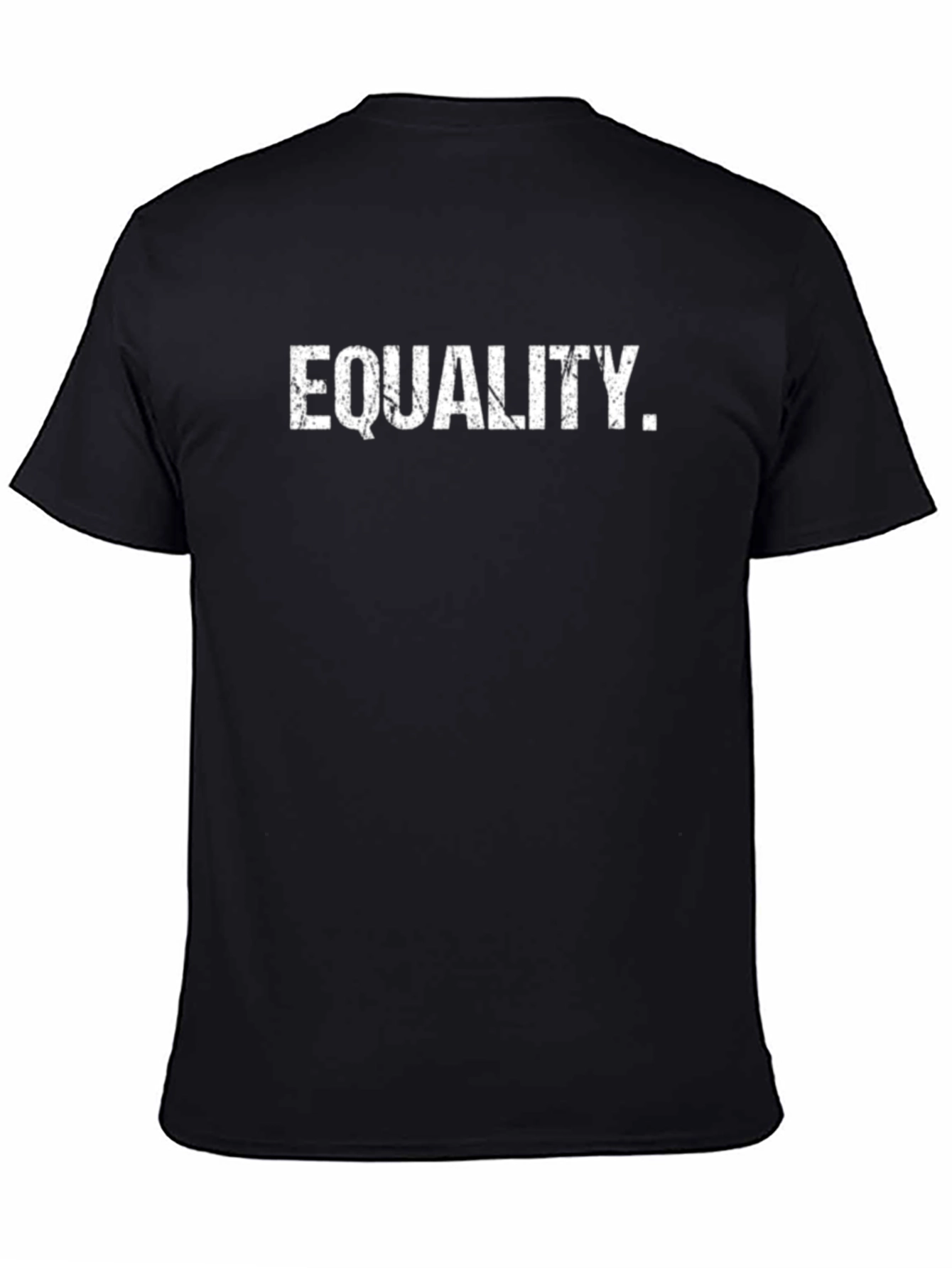 Equality Graphic Tee - Mens Black Crew Neck T-Shirt
