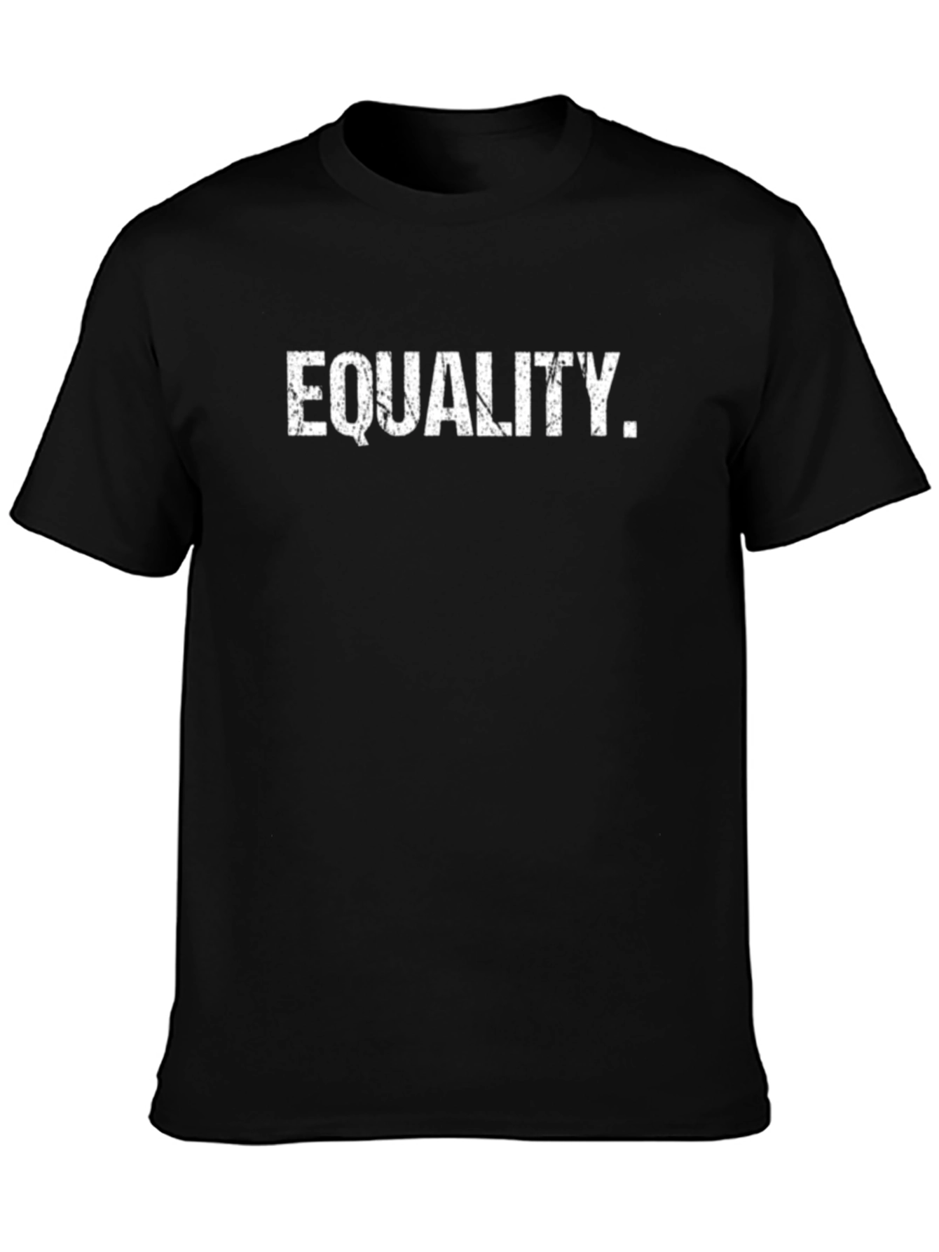 Equality Graphic Tee - Mens Black Crew Neck T-Shirt
