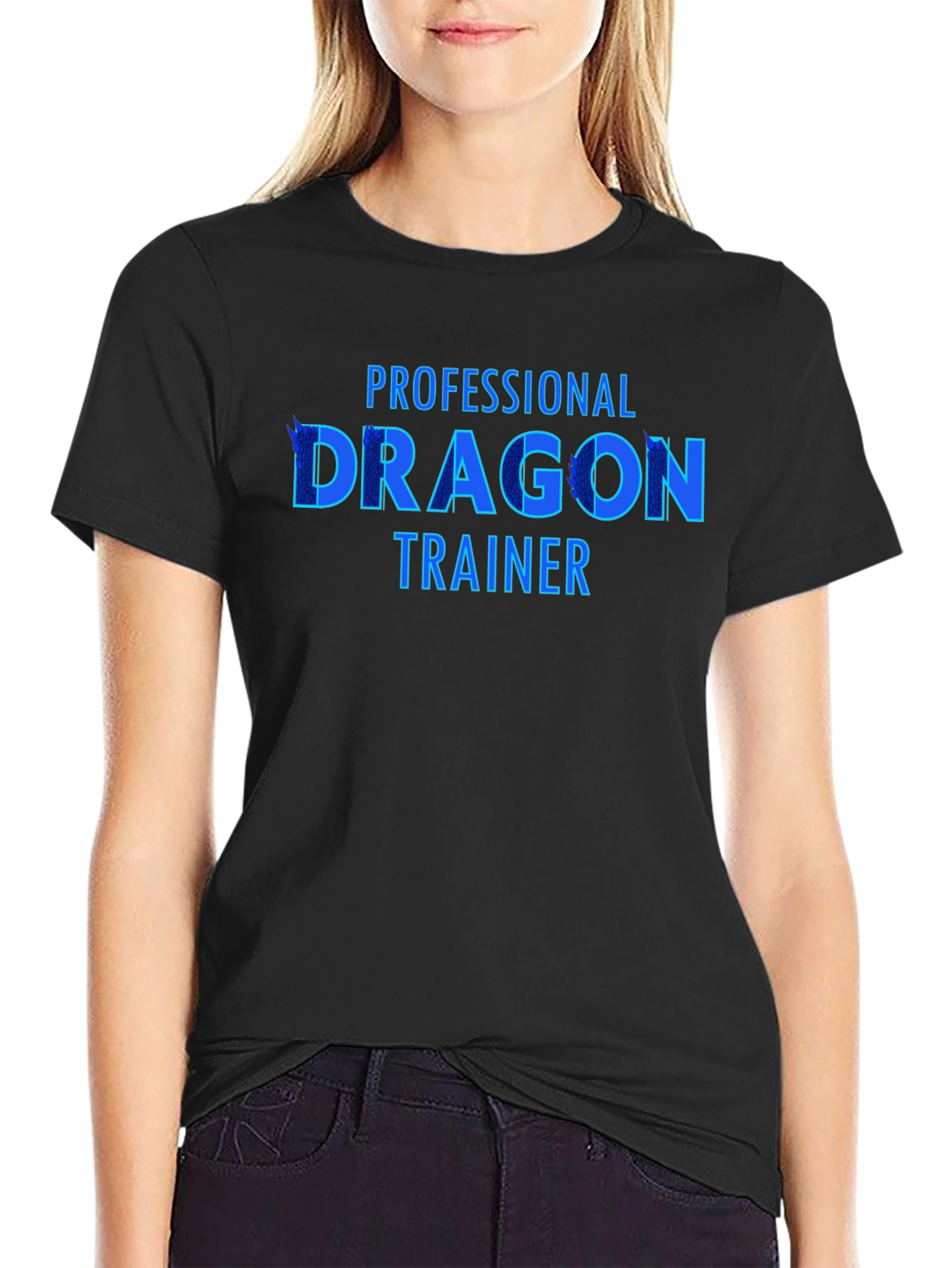 Professional Dragon Trainer Graphic Tee - Cool Design!