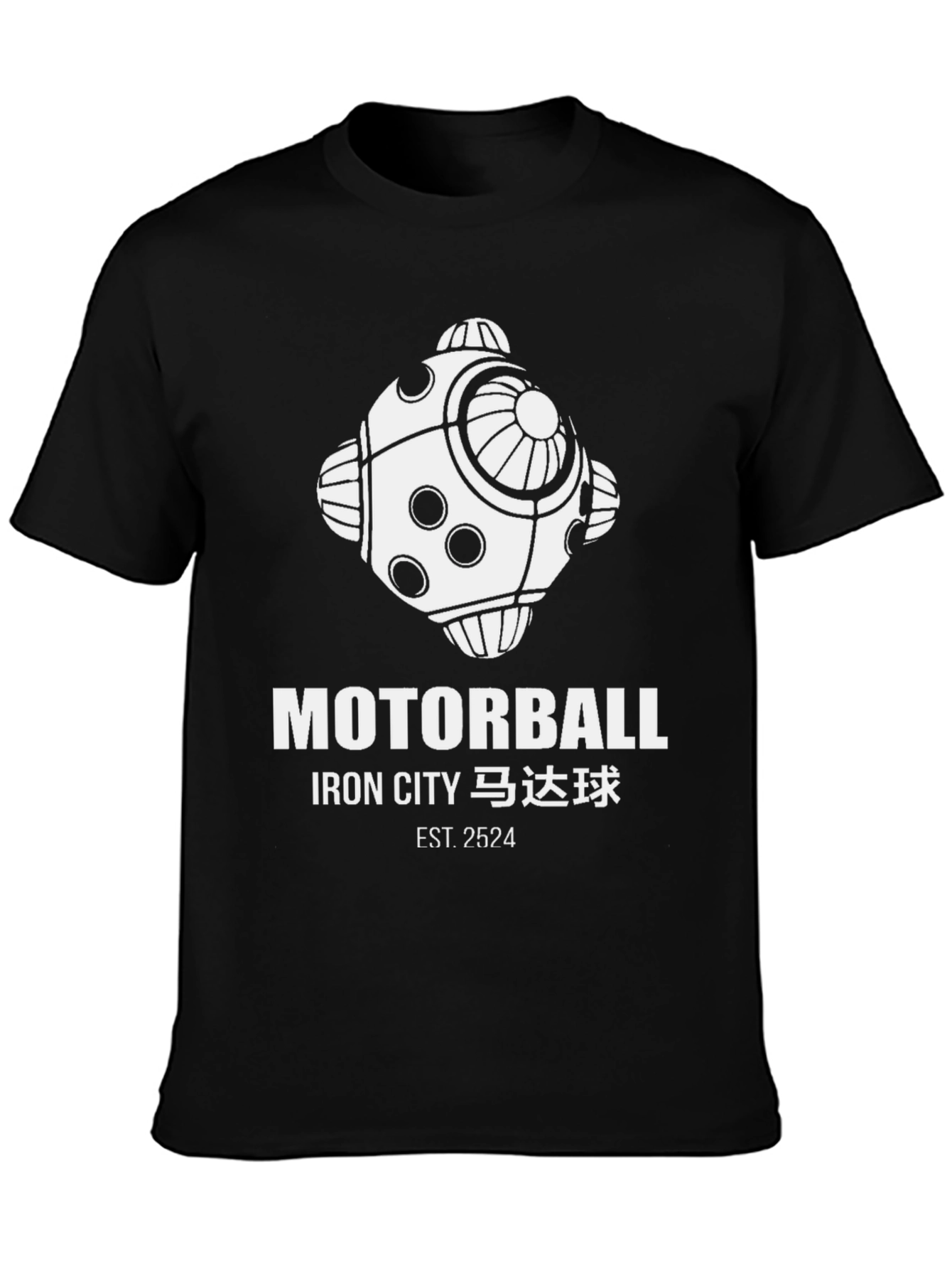 Motorball Iron City T-Shirt Black