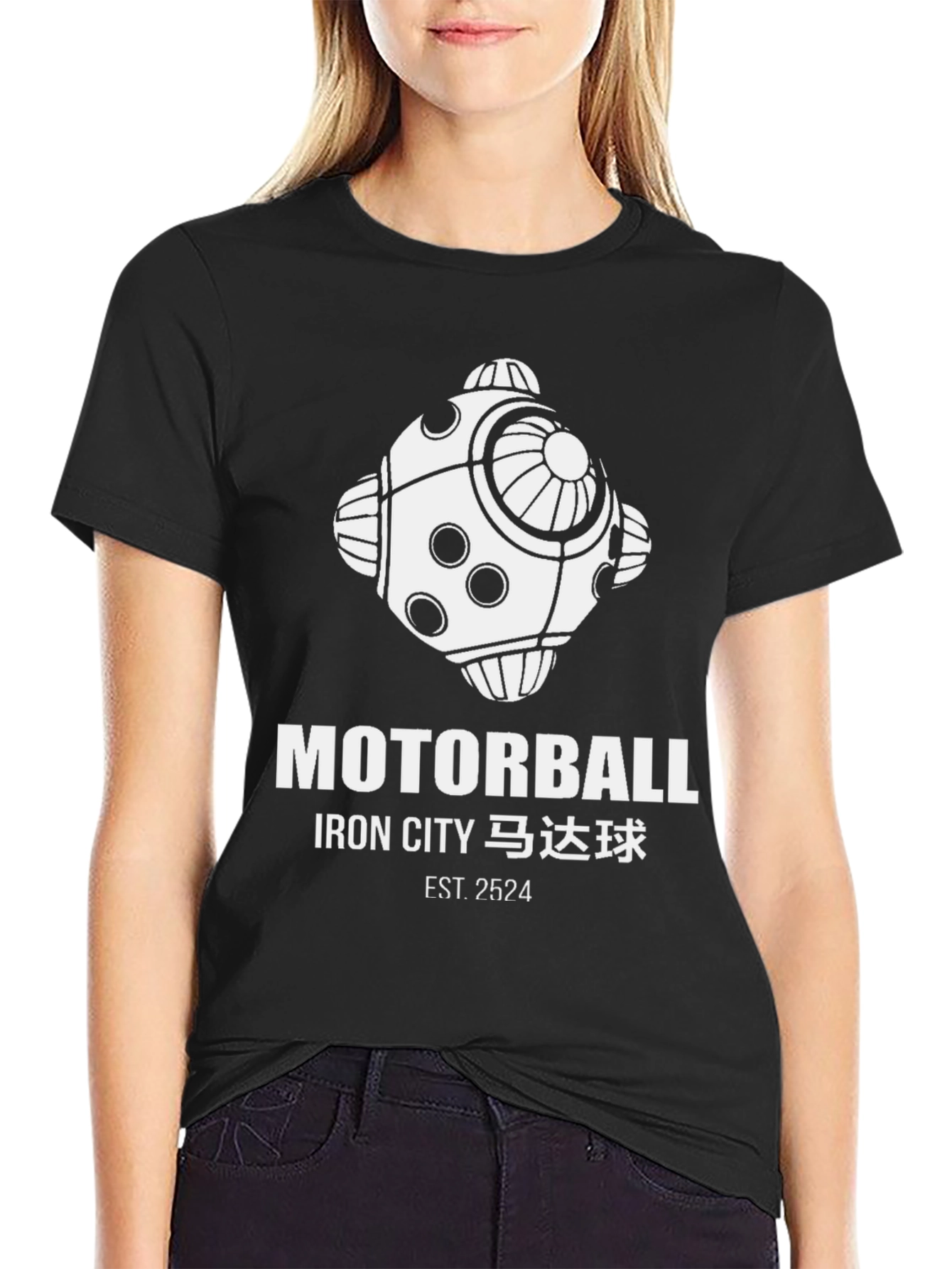 Motorball Iron City T-Shirt Black