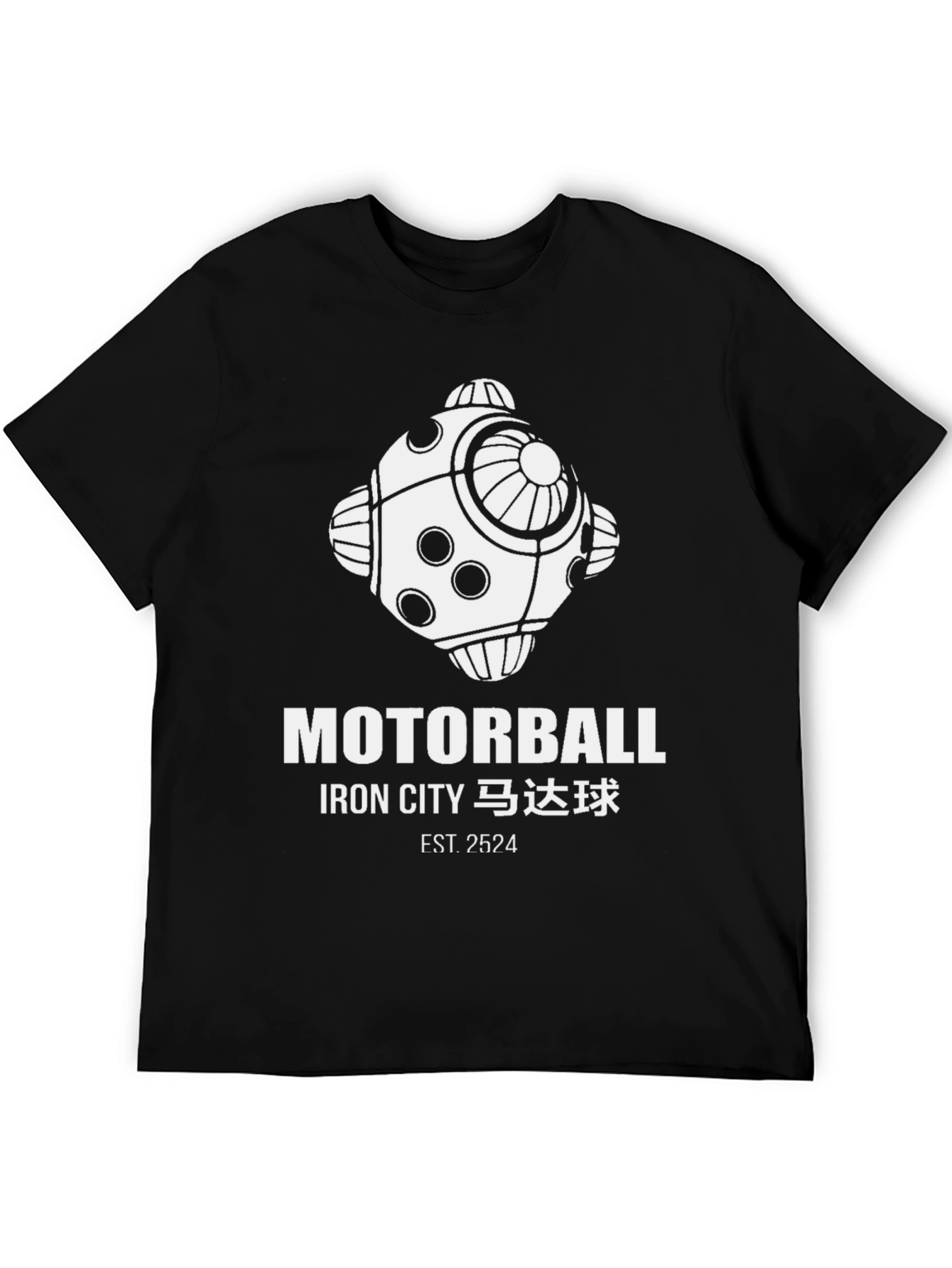 Motorball Iron City T-Shirt Black