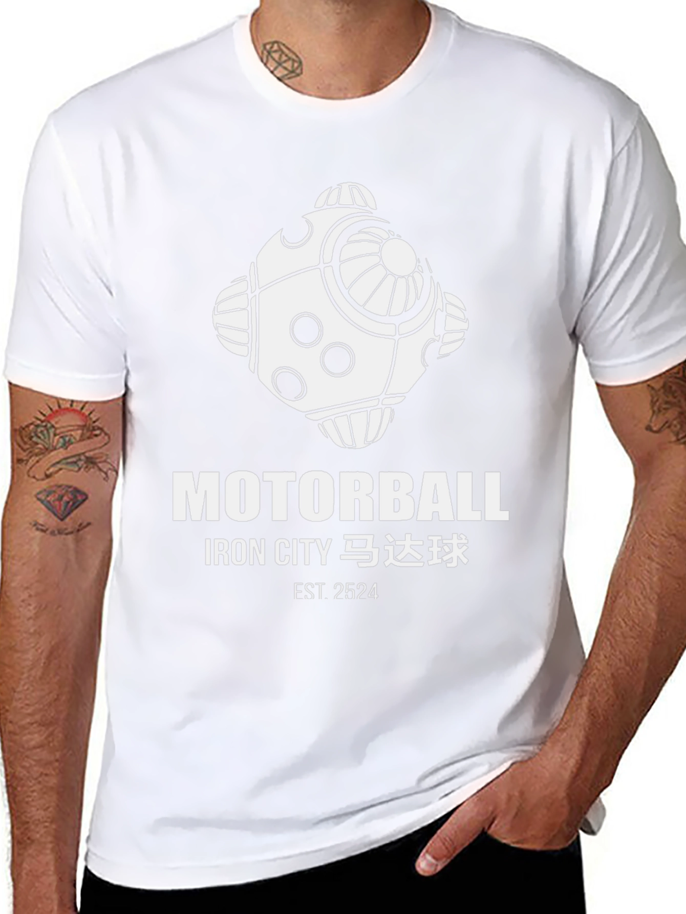 Motorball Iron City T-Shirt Black
