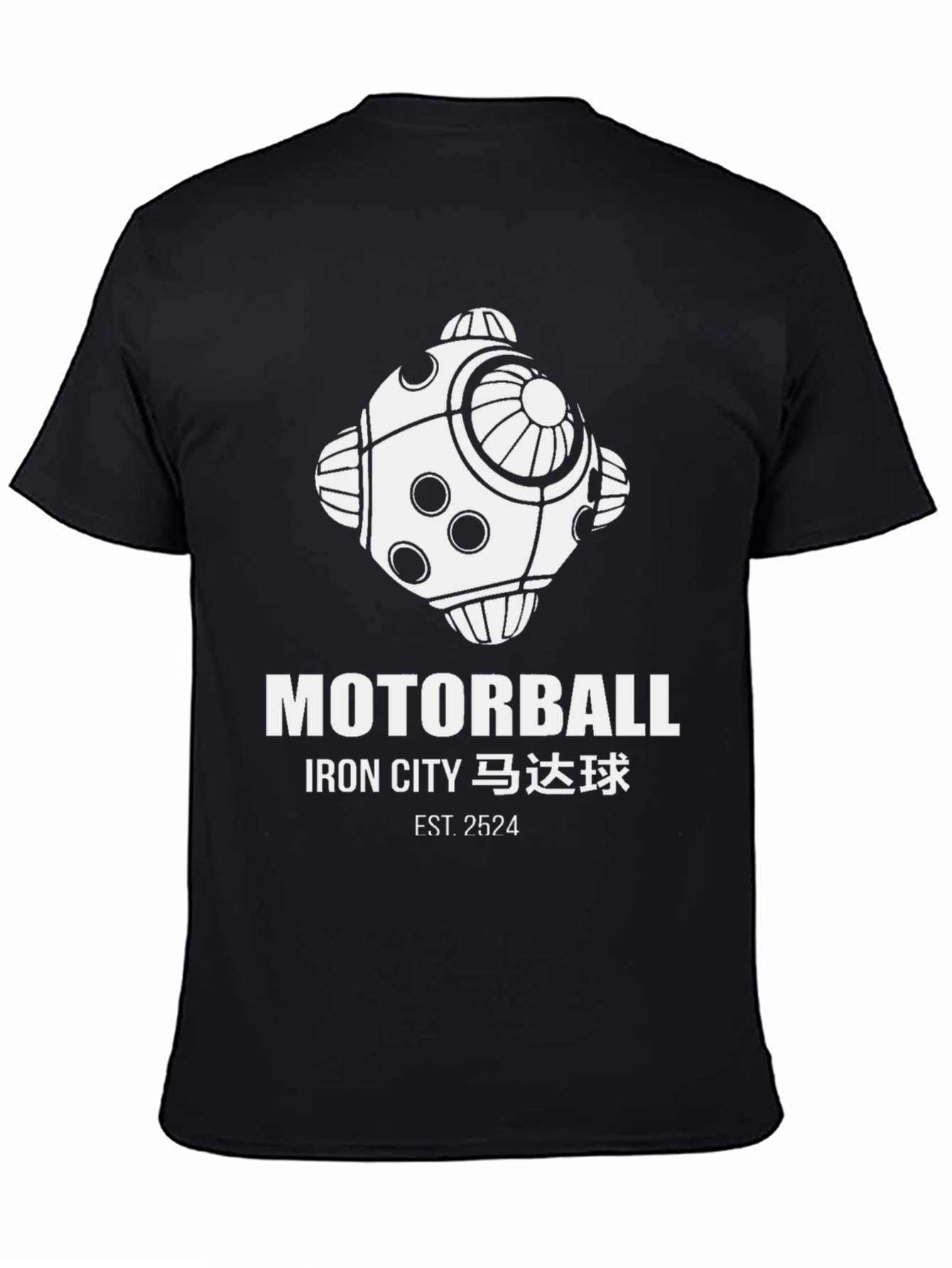 Motorball Iron City T-Shirt Black