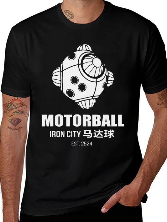 Motorball Iron City T-Shirt Black