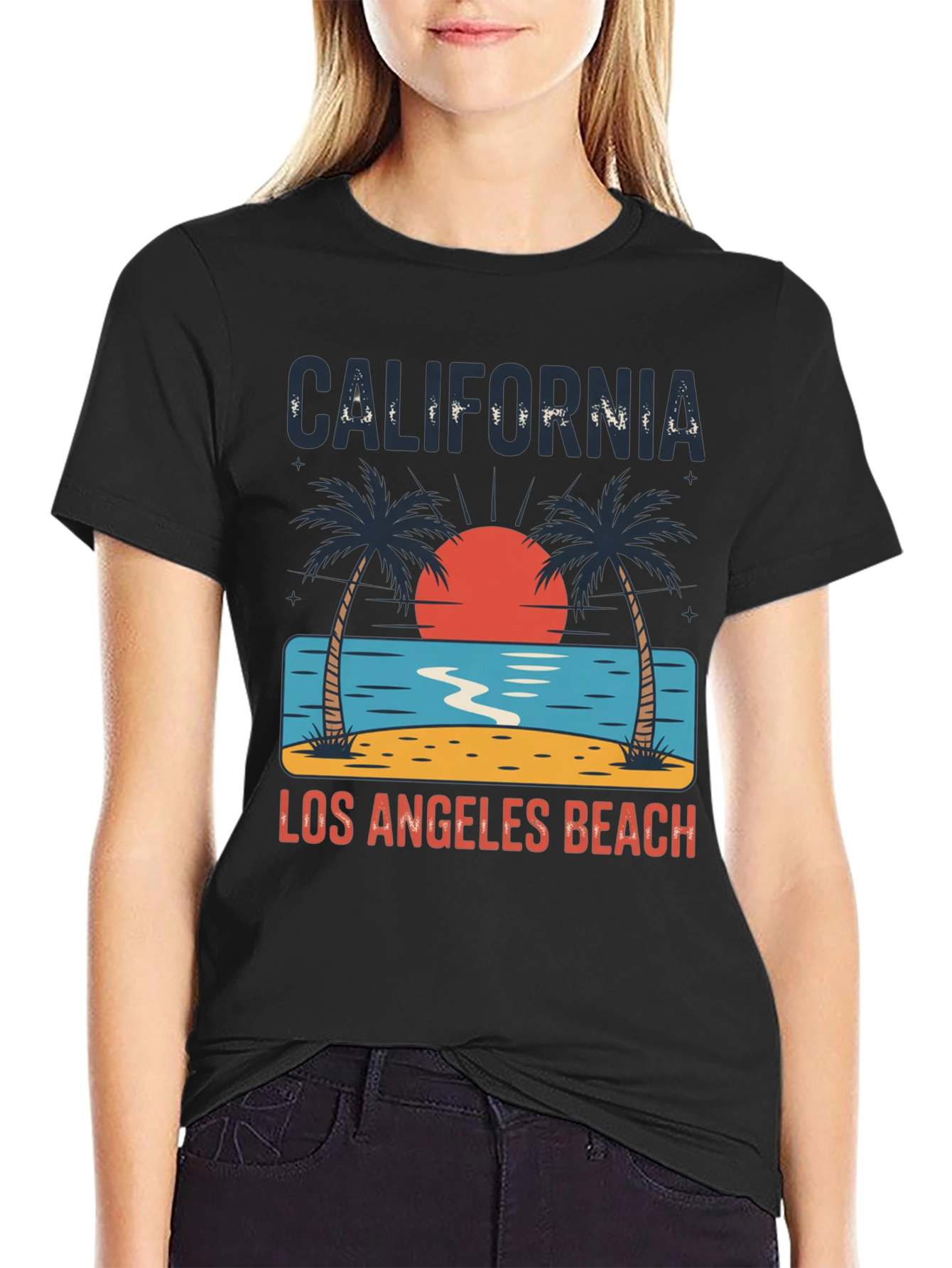 California Los Angeles Beach T-Shirt