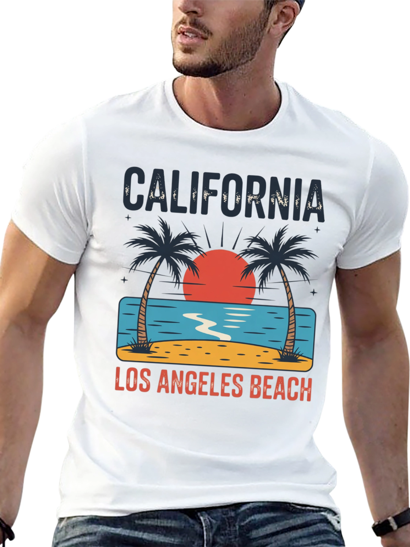 California Los Angeles Beach T-Shirt