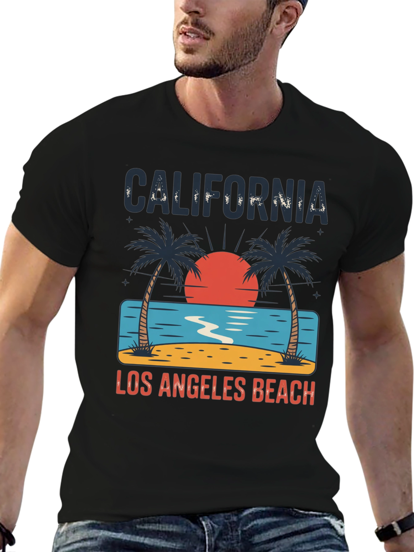 California Los Angeles Beach T-Shirt
