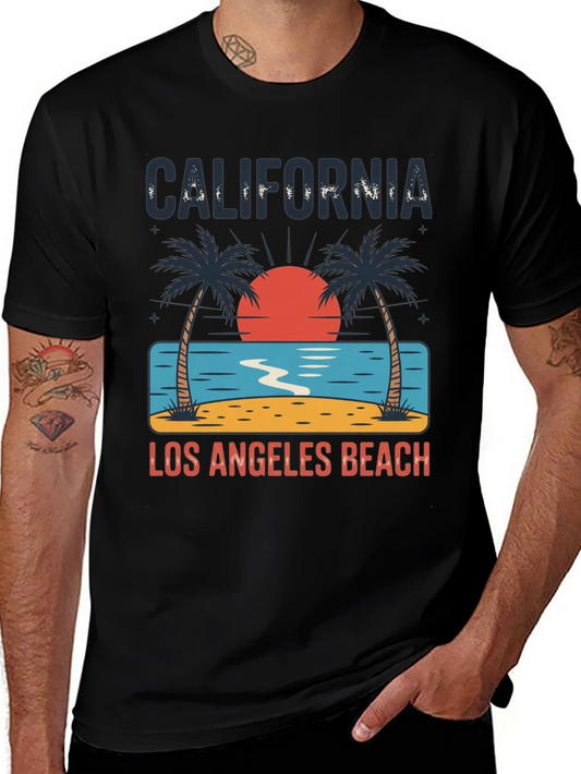 California Los Angeles Beach T-Shirt