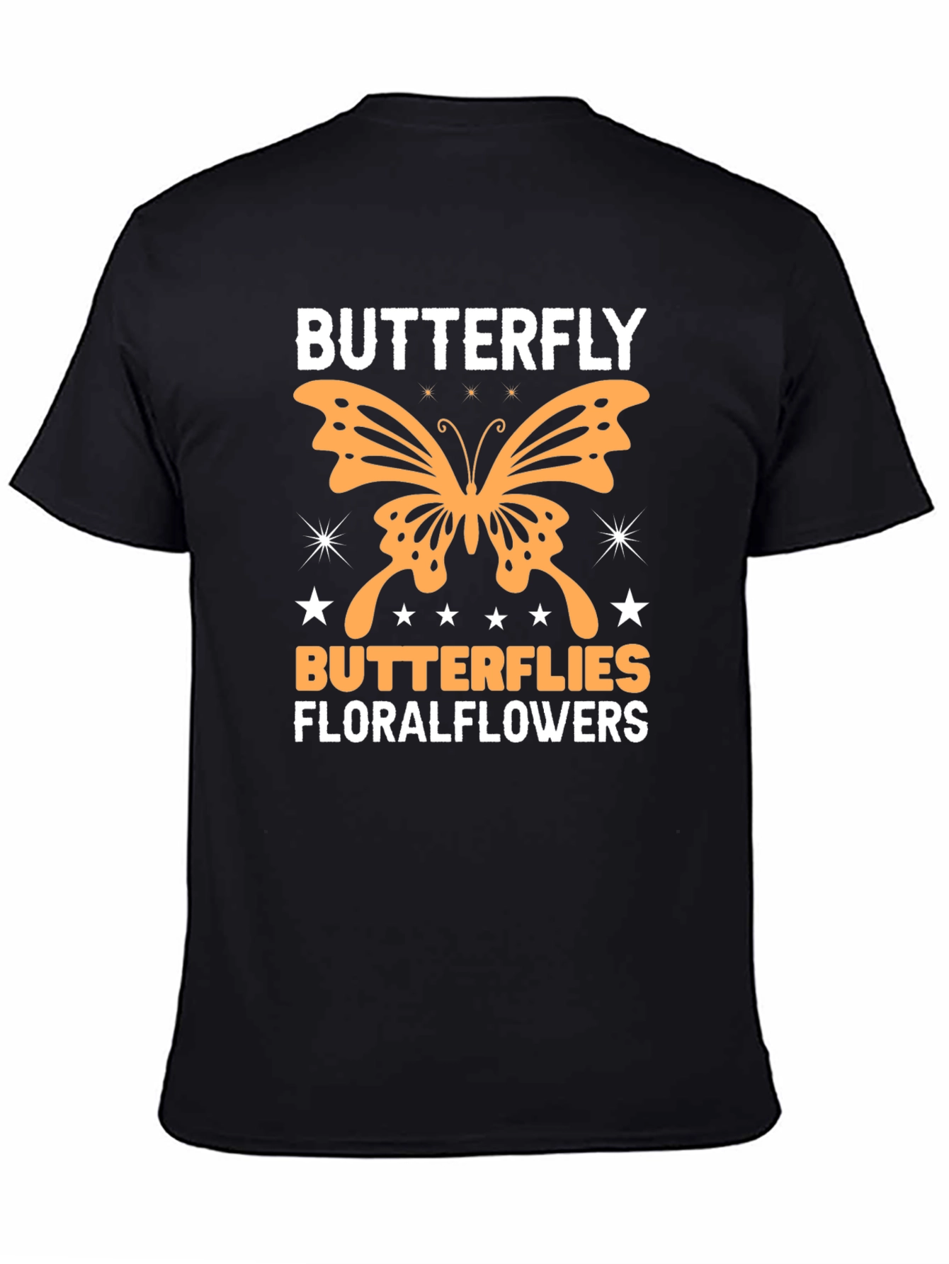 Butterfly Floral Graphic T-Shirt