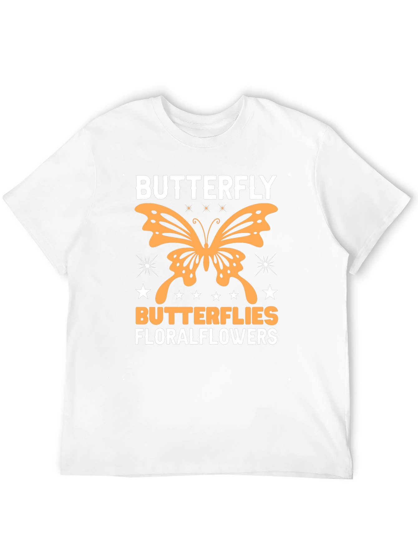 Butterfly Floral Graphic T-Shirt