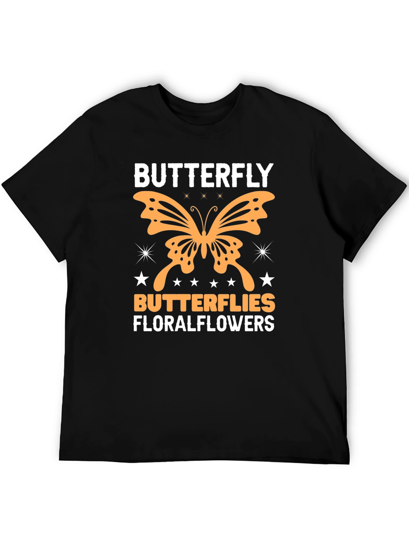 Butterfly Floral Graphic T-Shirt