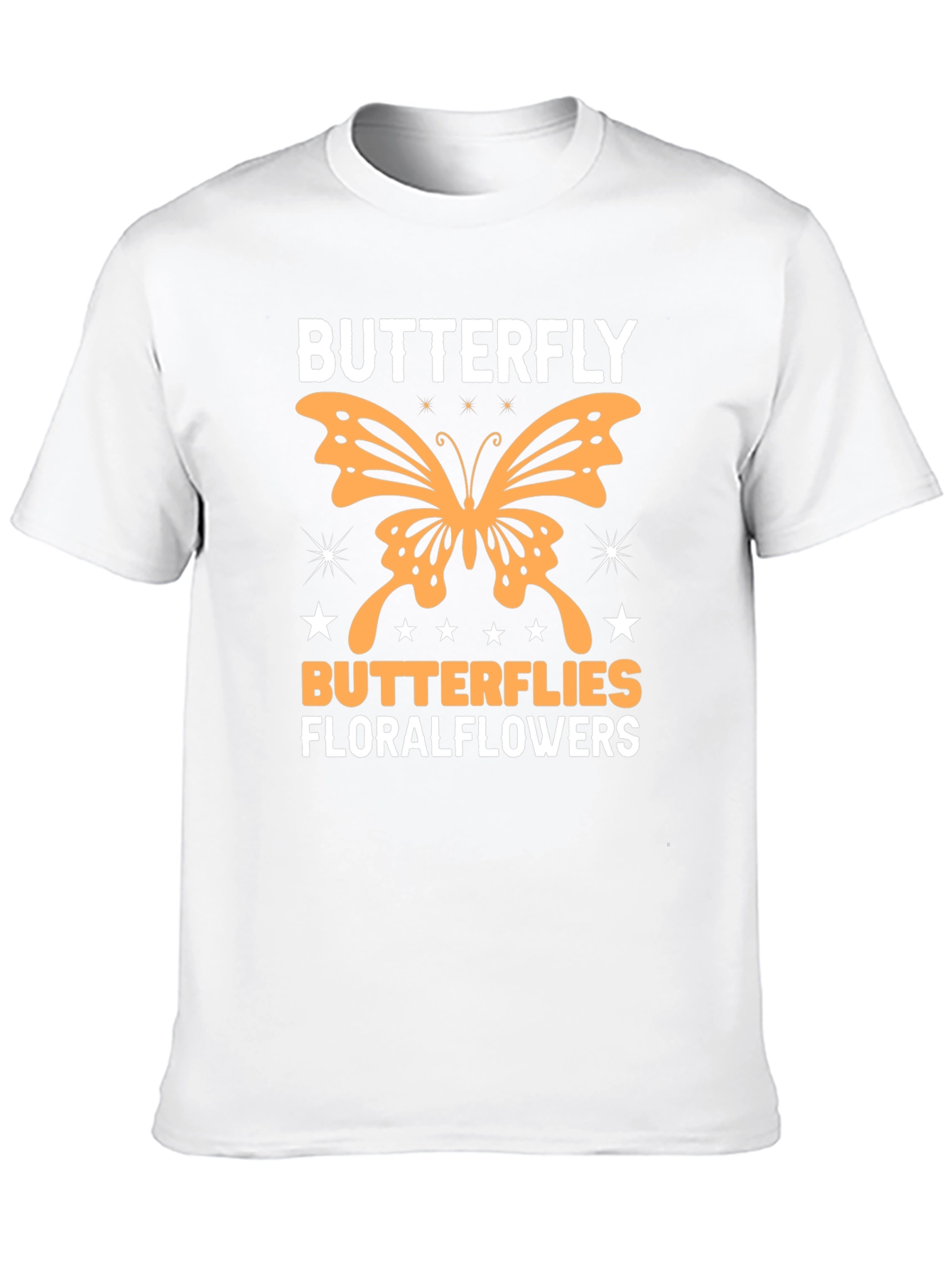 Butterfly Floral Graphic T-Shirt