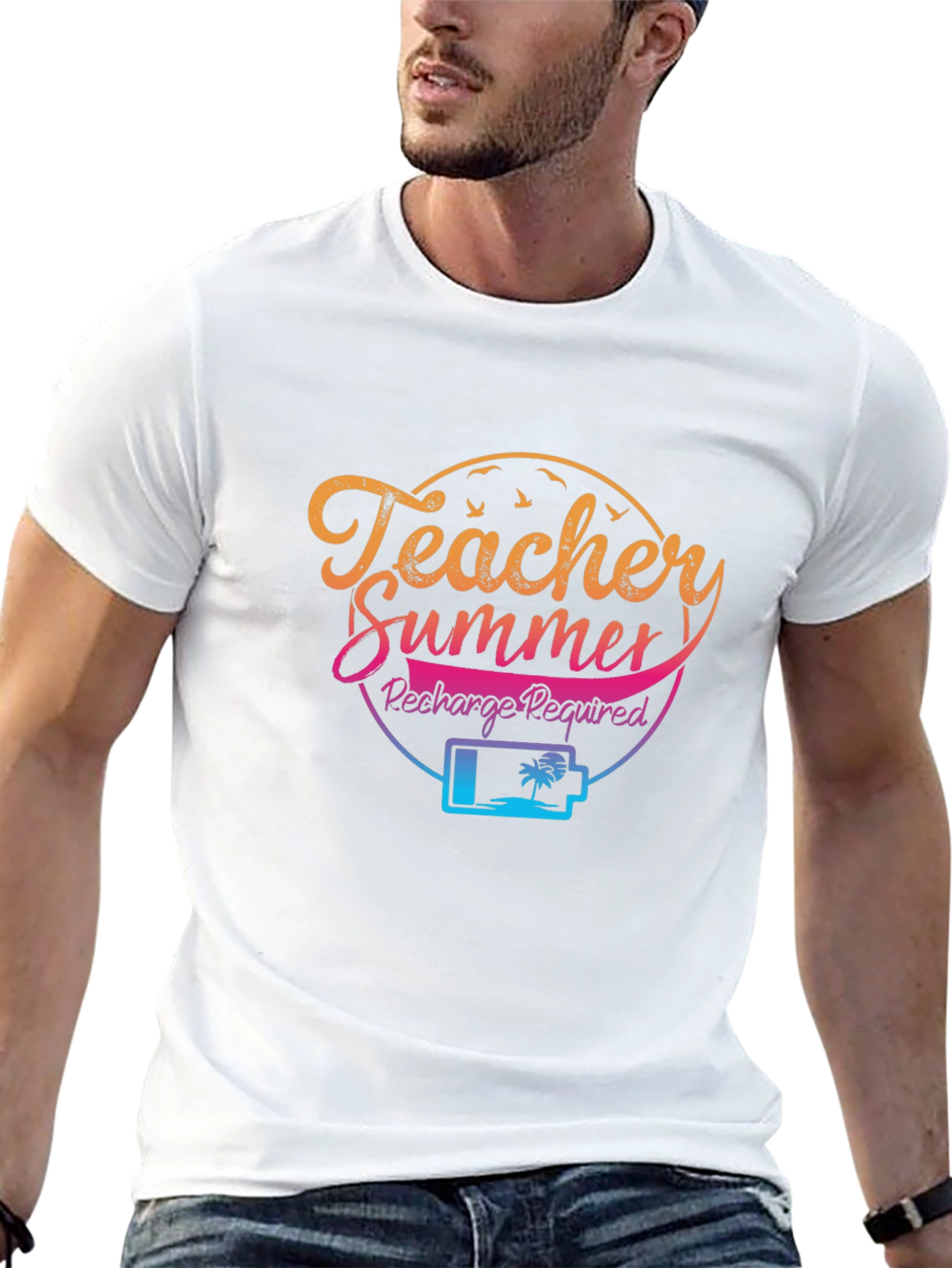 Teacher Summer Recharge T-Shirt