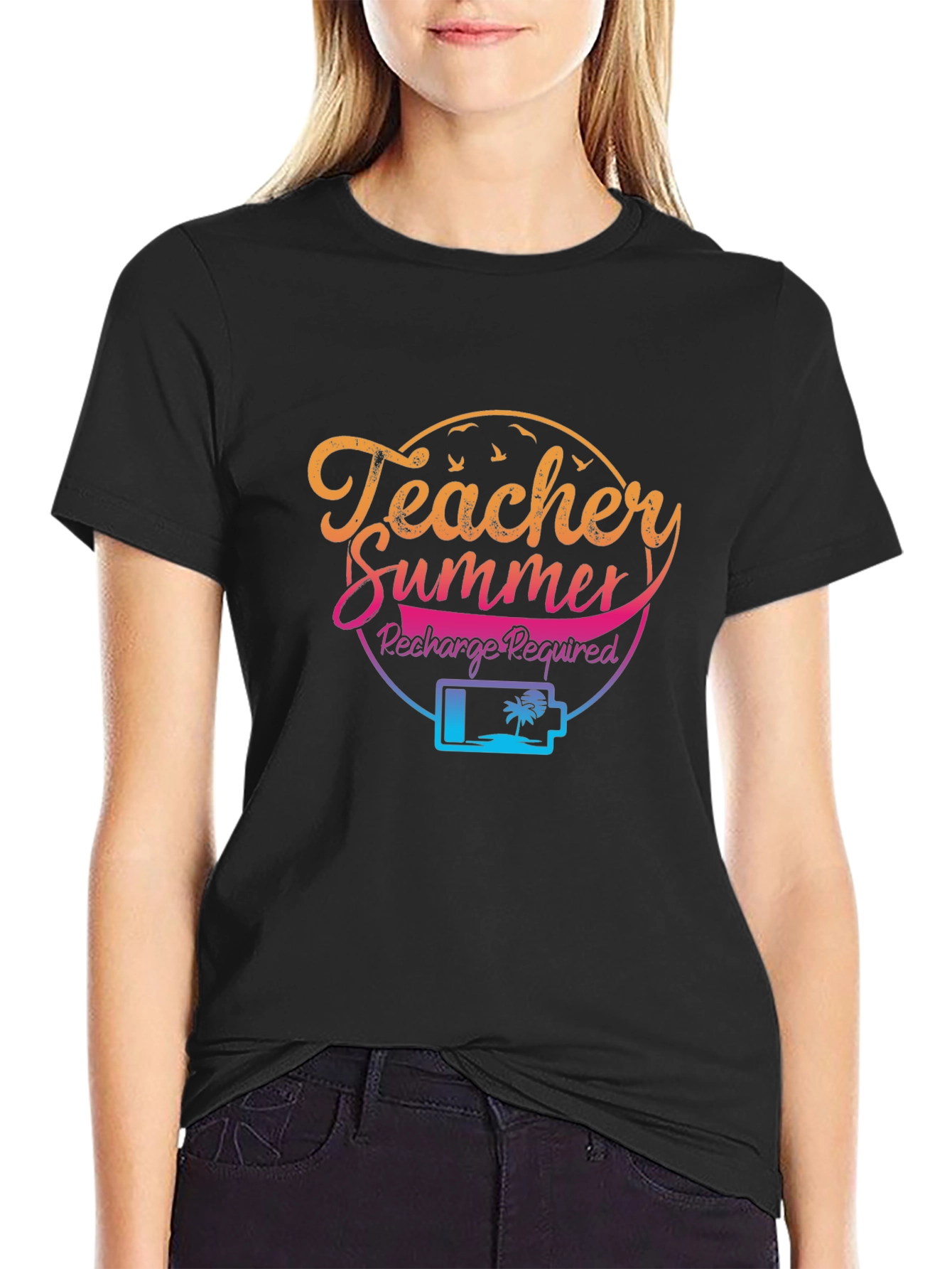 Teacher Summer Recharge T-Shirt