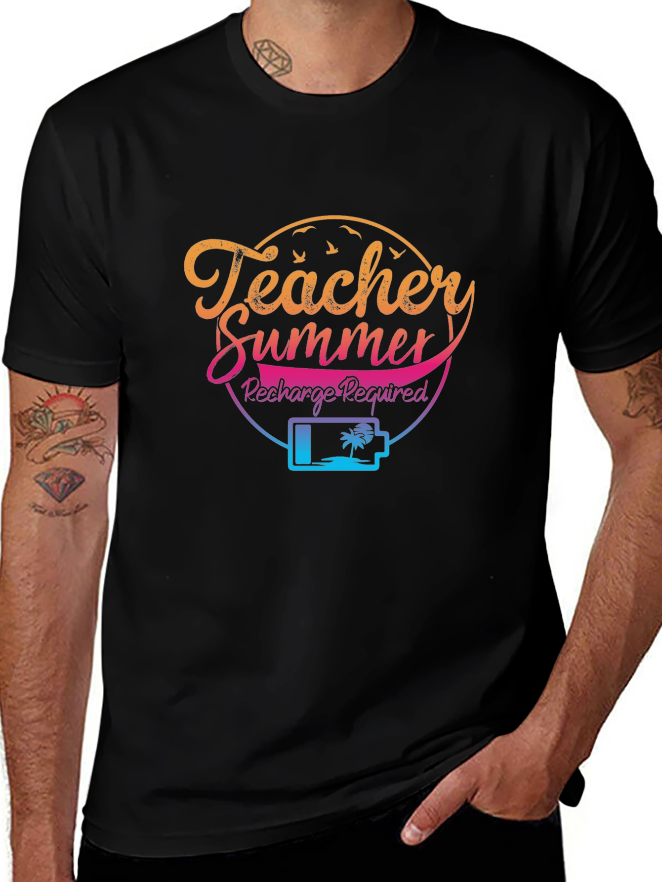 Teacher Summer Recharge T-Shirt