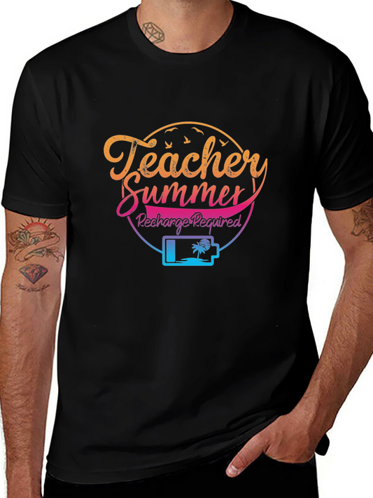 Teacher Summer Recharge T-Shirt