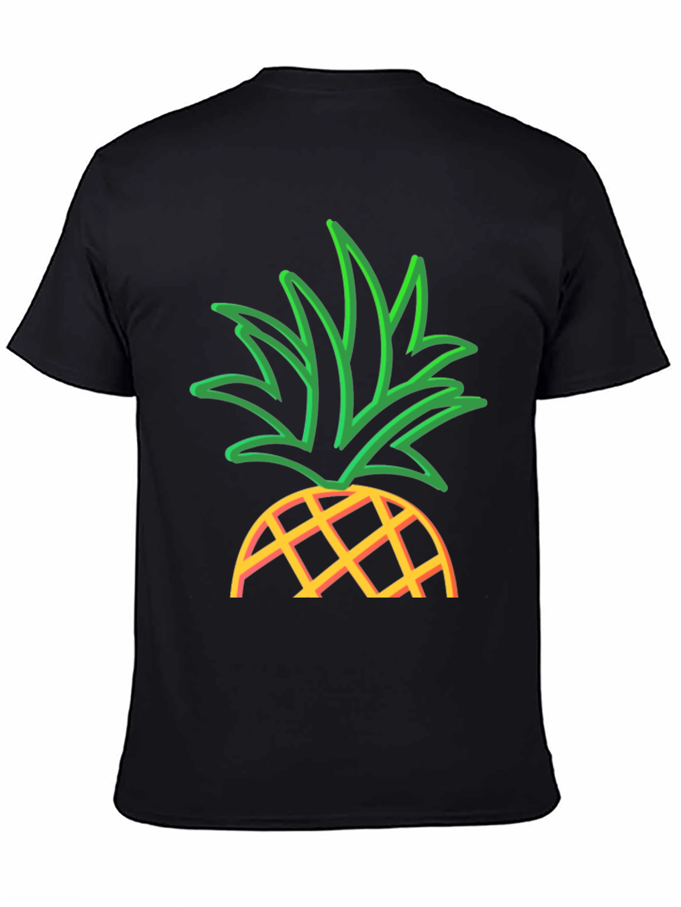 Pineapple Graphic T-Shirt - Casual Wear