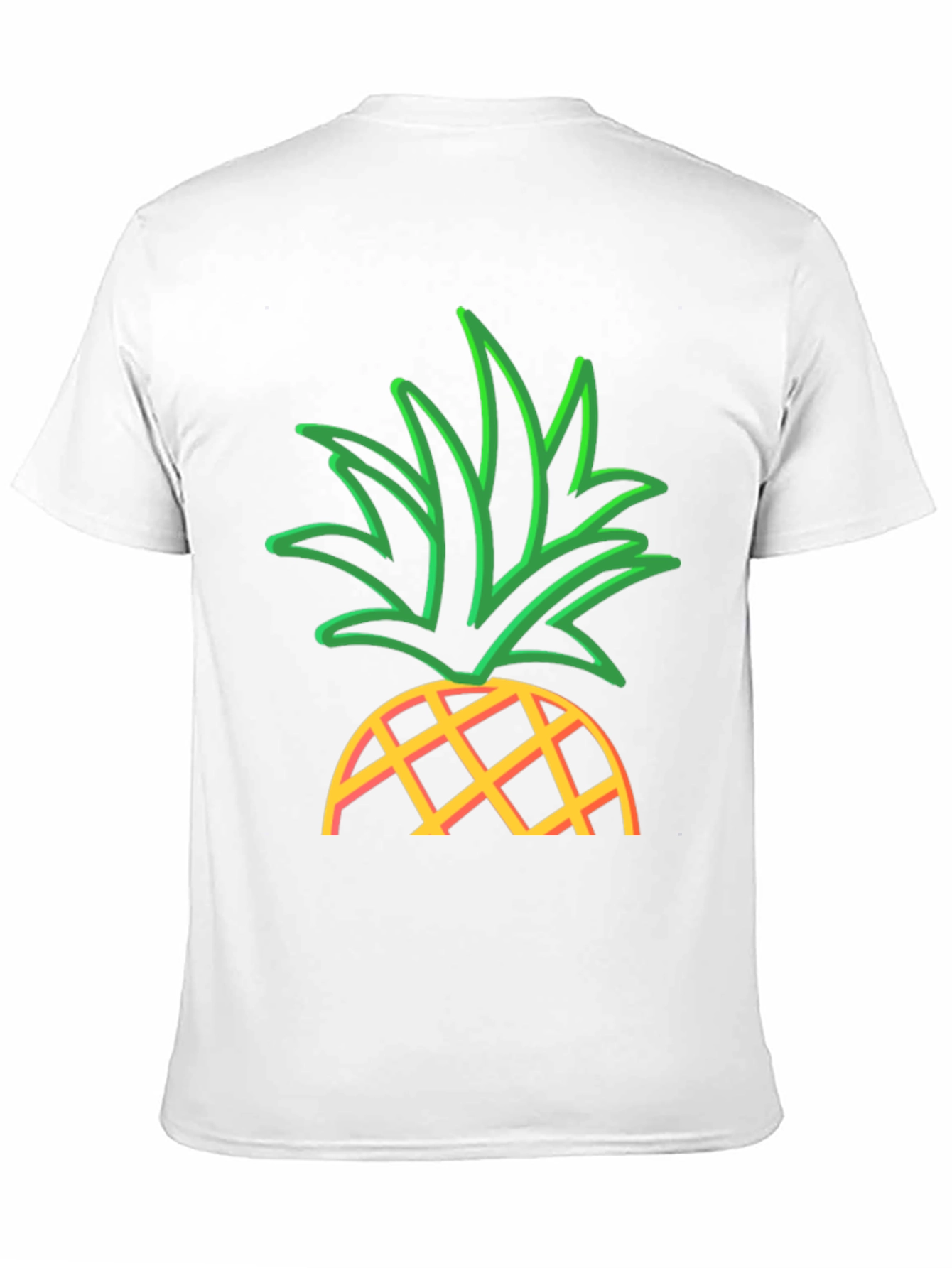 Pineapple Graphic T-Shirt - Casual Wear