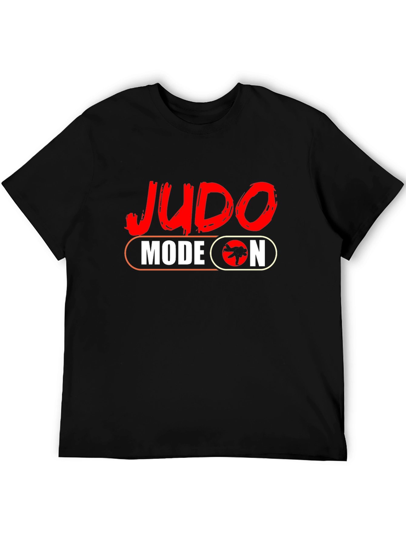 Judo Mode On Black T-Shirt
