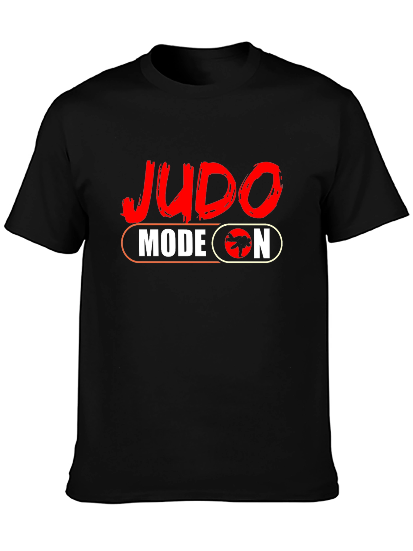 Judo Mode On Black T-Shirt