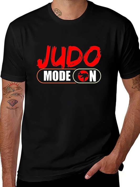 Judo Mode On Black T-Shirt