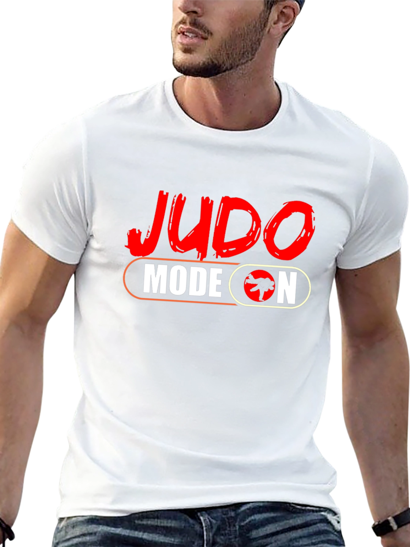 Judo Mode On Black T-Shirt