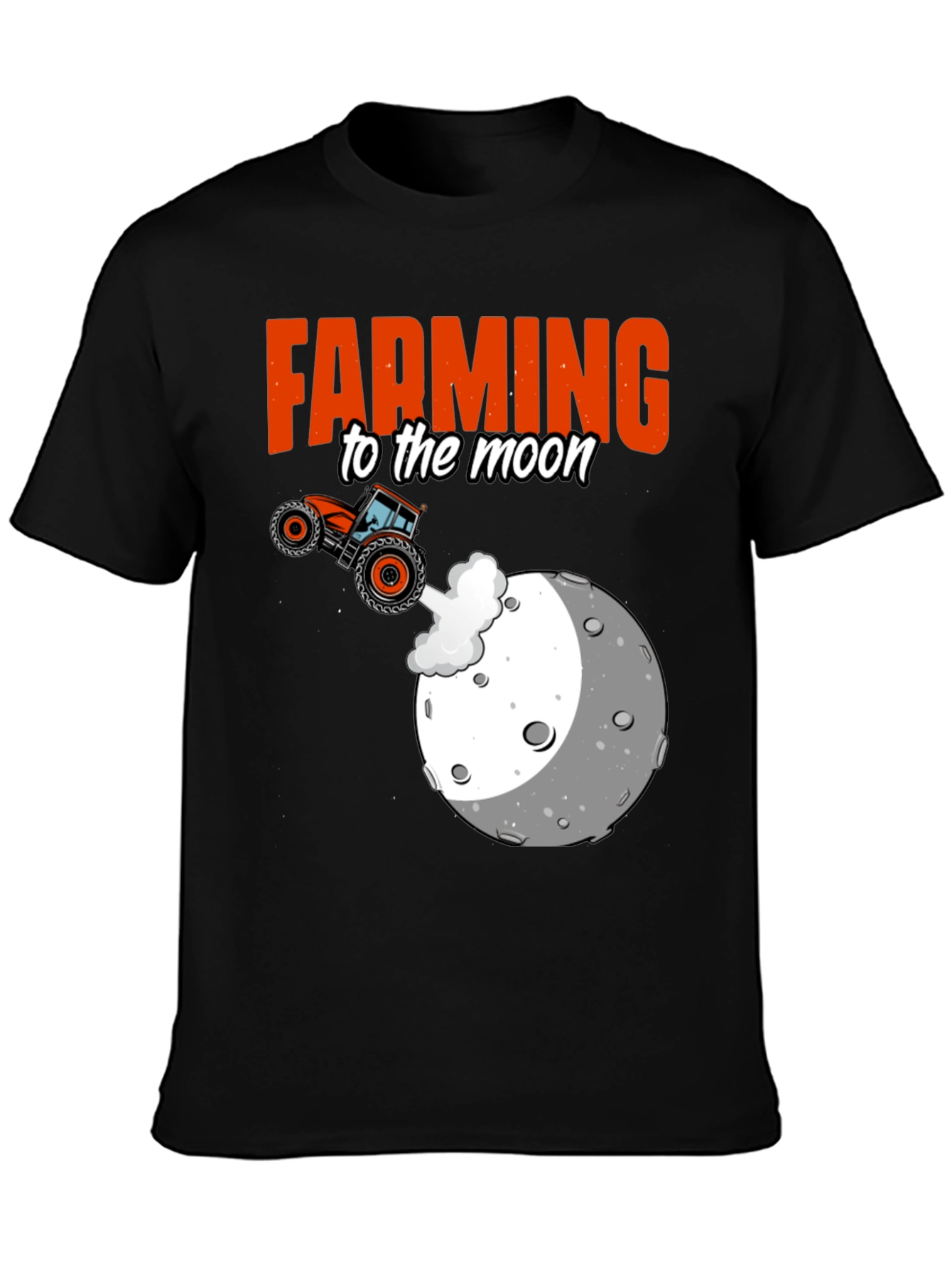 Farming to the Moon Graphic T-Shirt