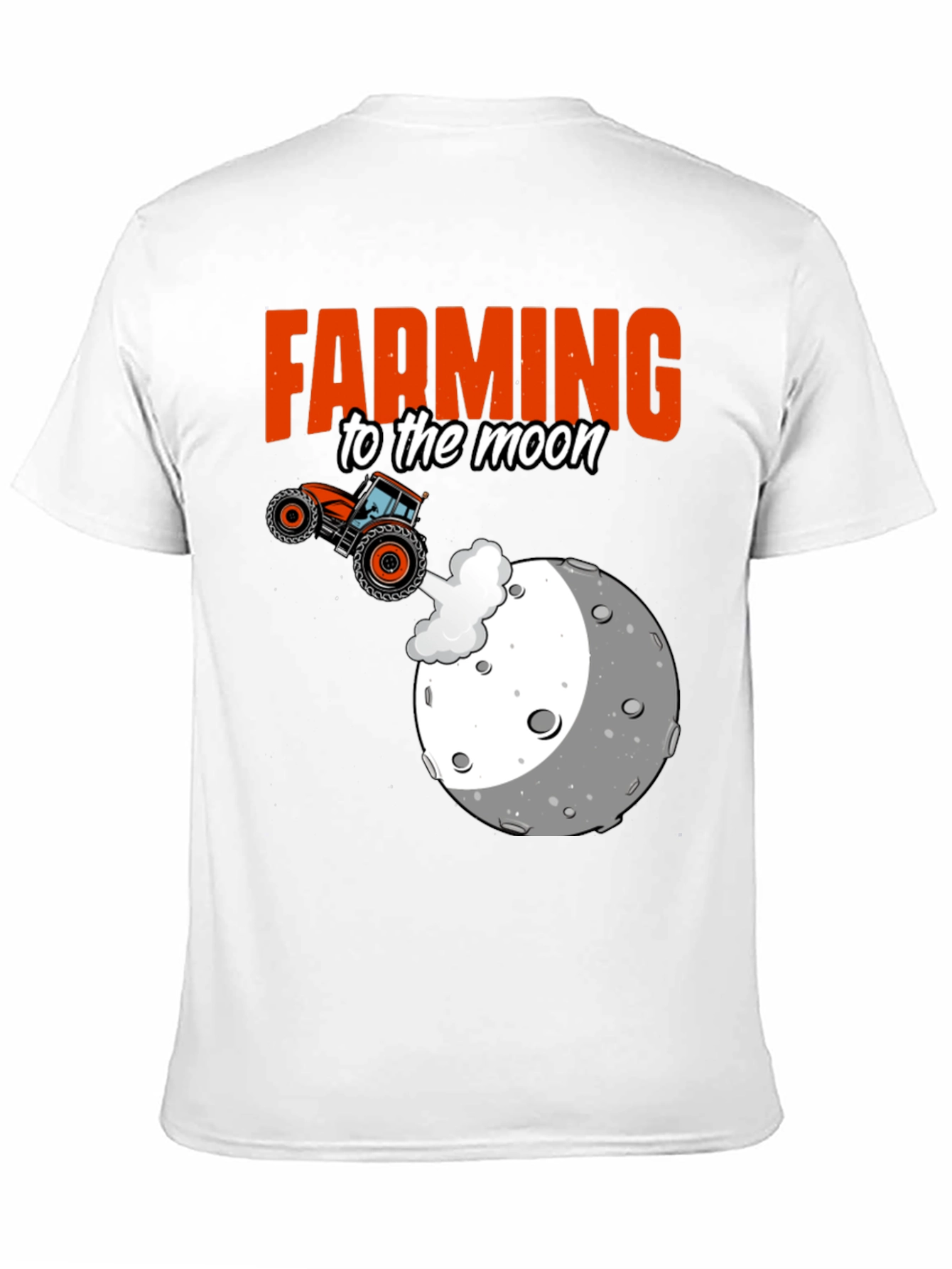 Farming to the Moon Graphic T-Shirt