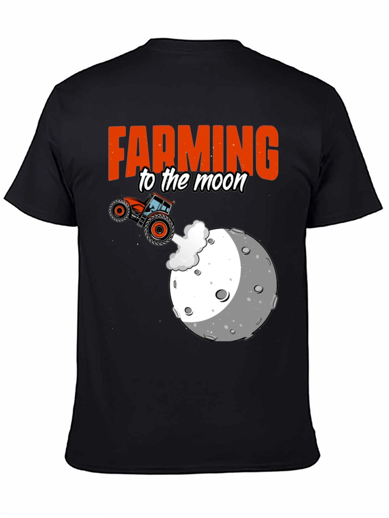 Farming to the Moon Graphic T-Shirt